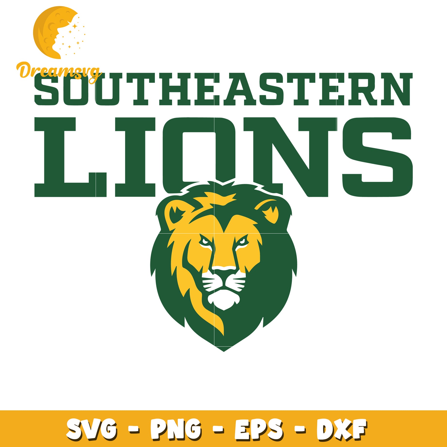 Southeastern Lions SVG Clipart for Sports and Team Designs