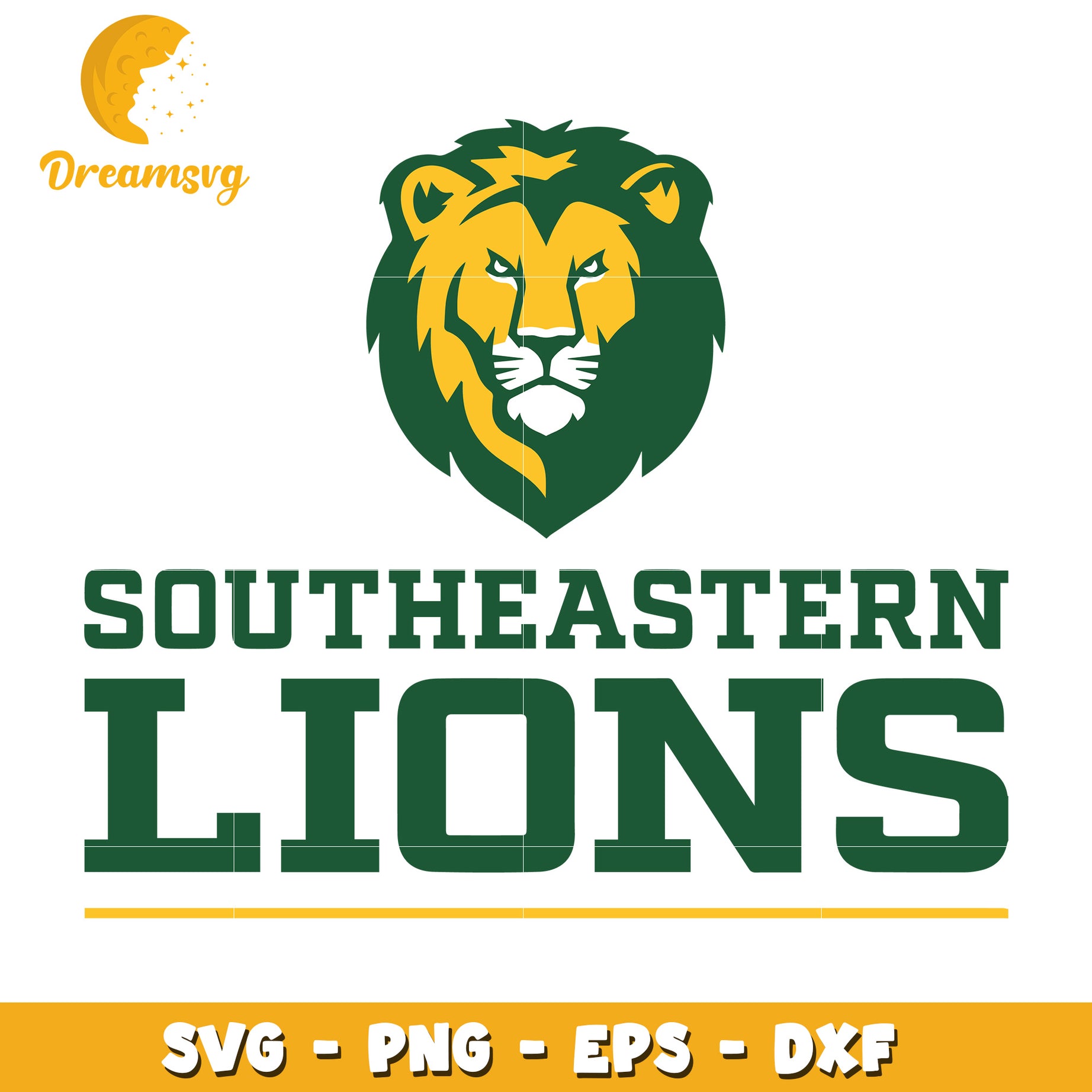 Southeastern Lions SVG PNG EPS DXF