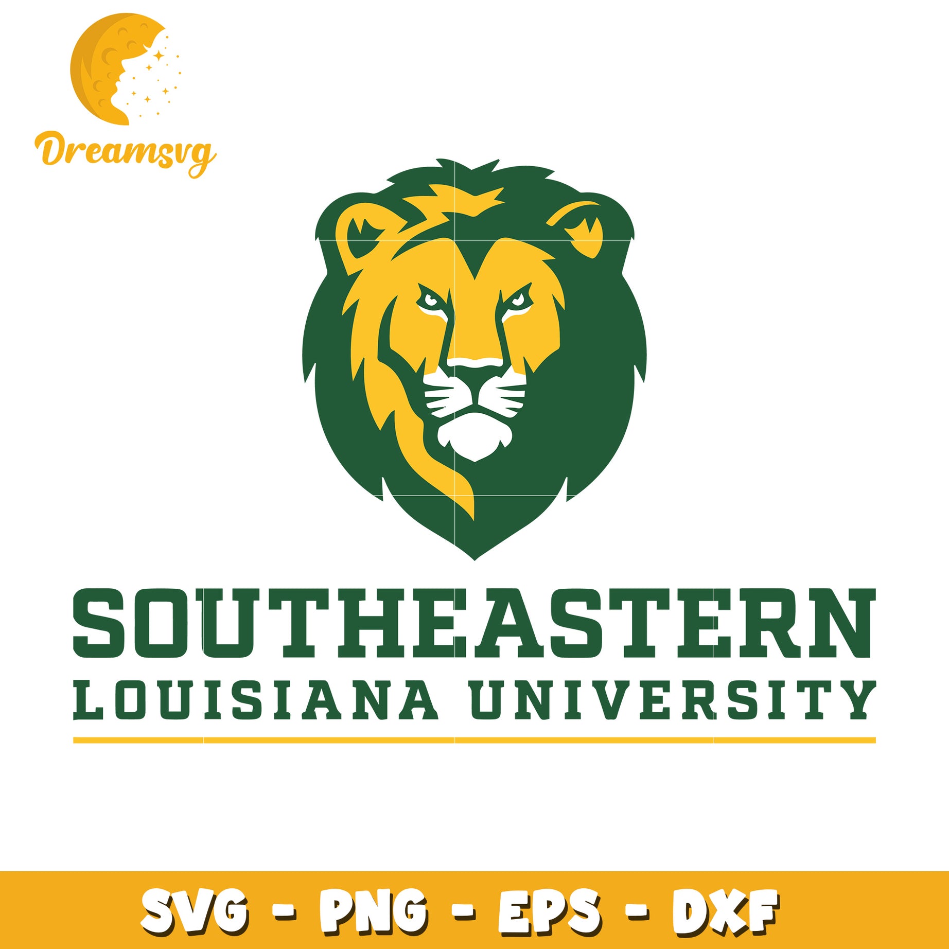 Southeastern Louisiana University Lion Logo SVG Digital File