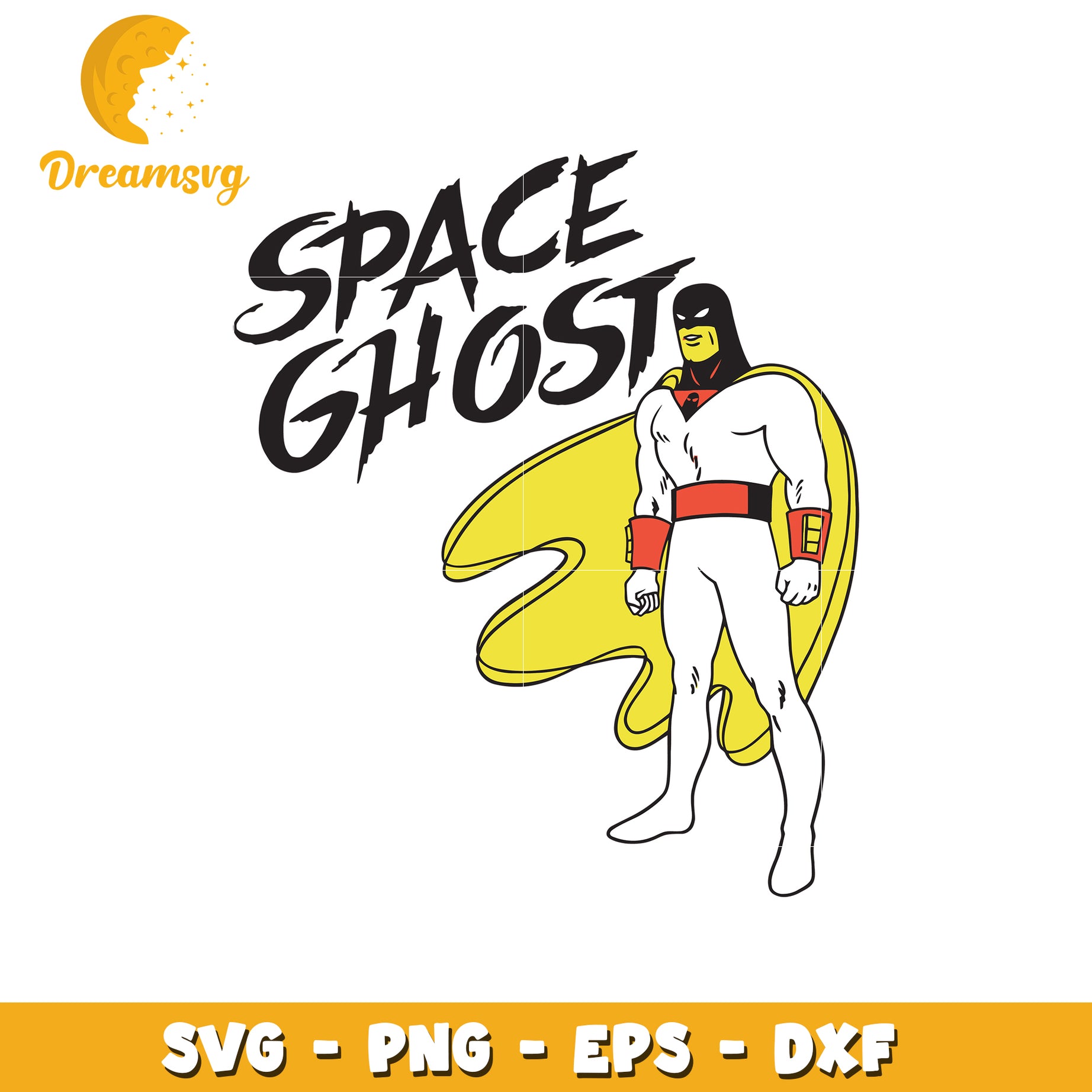 Space Ghost SVG PNG EPS DXF Cut File