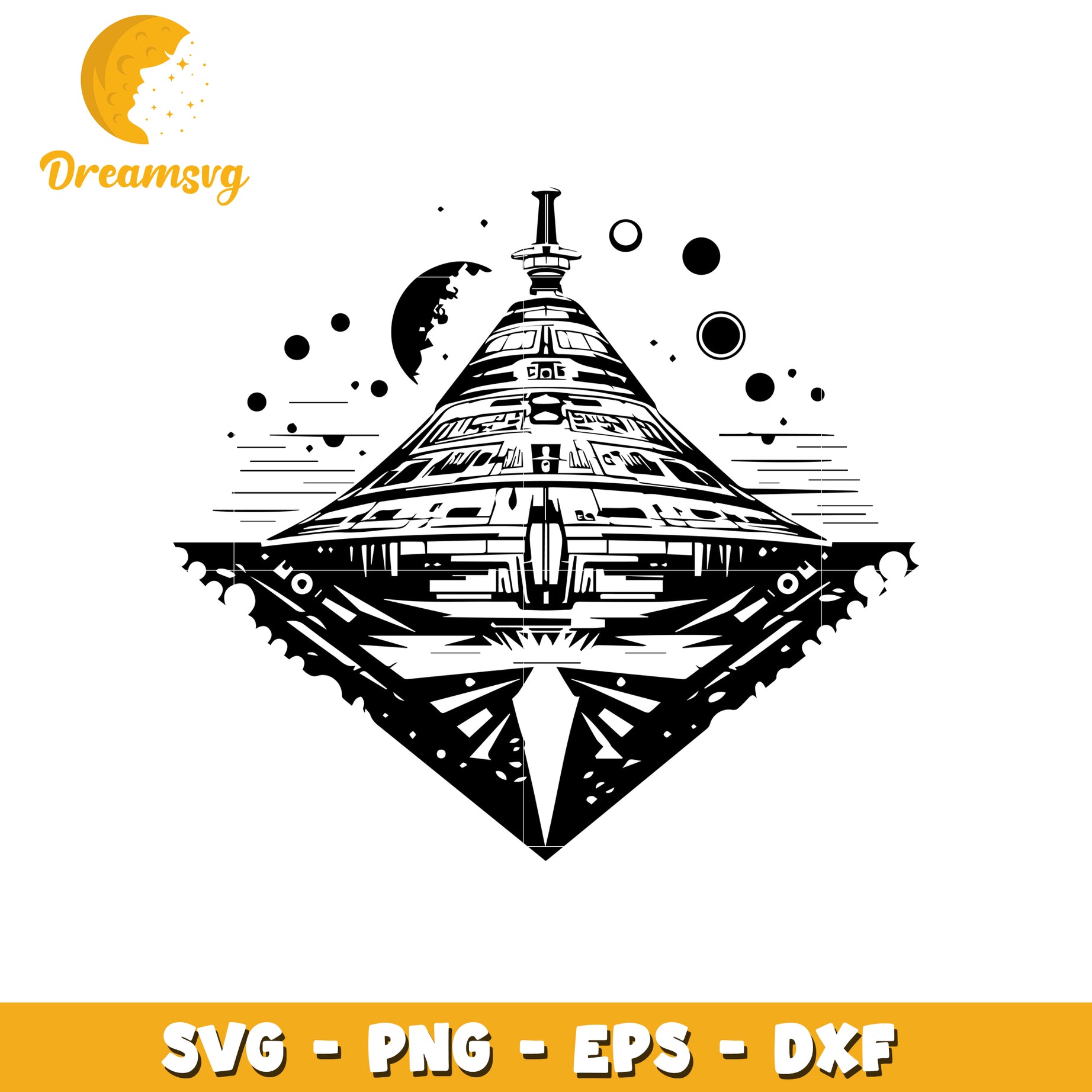 Spacecraft SVG Cut File