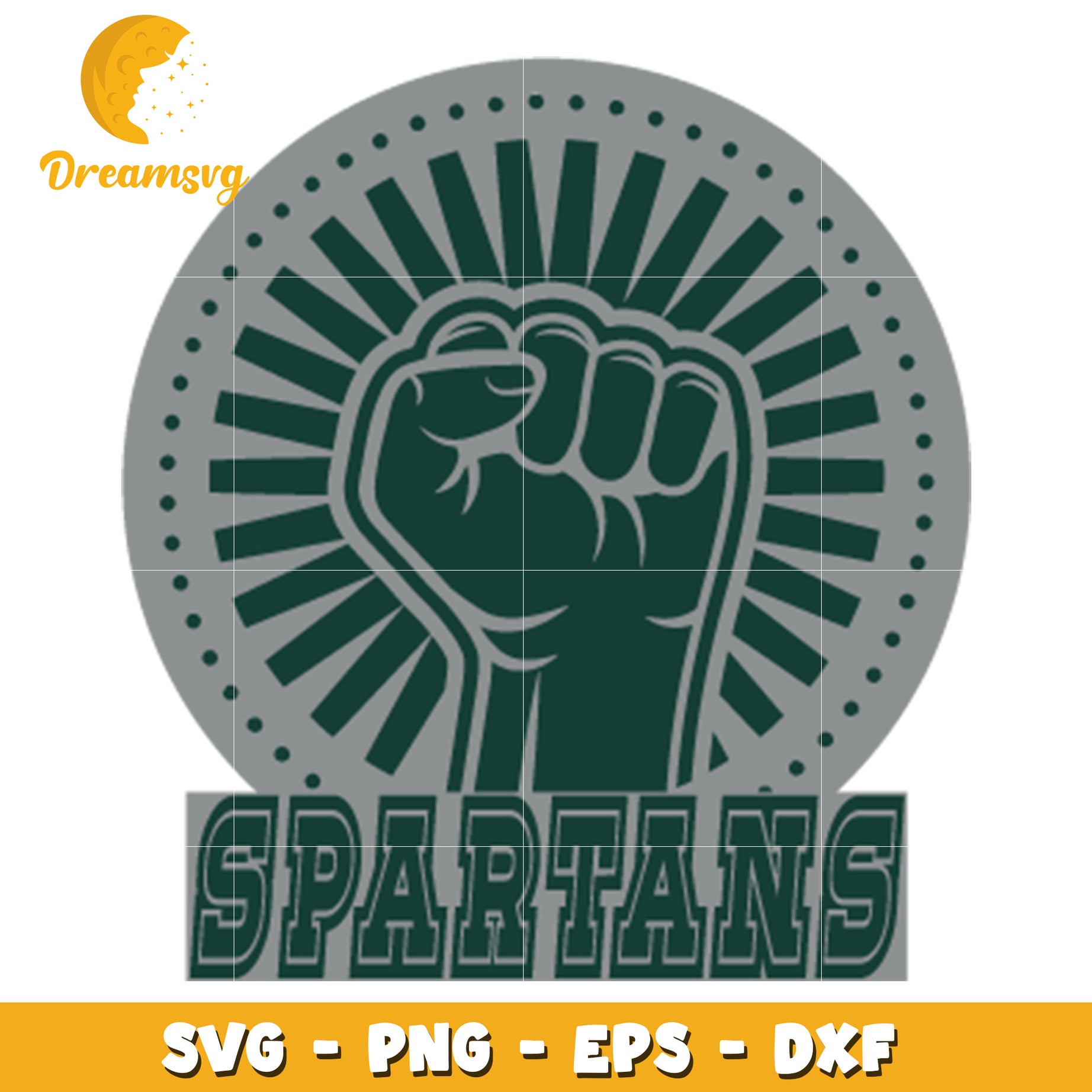 Spartan Fist SVG PNG EPS DXF Files