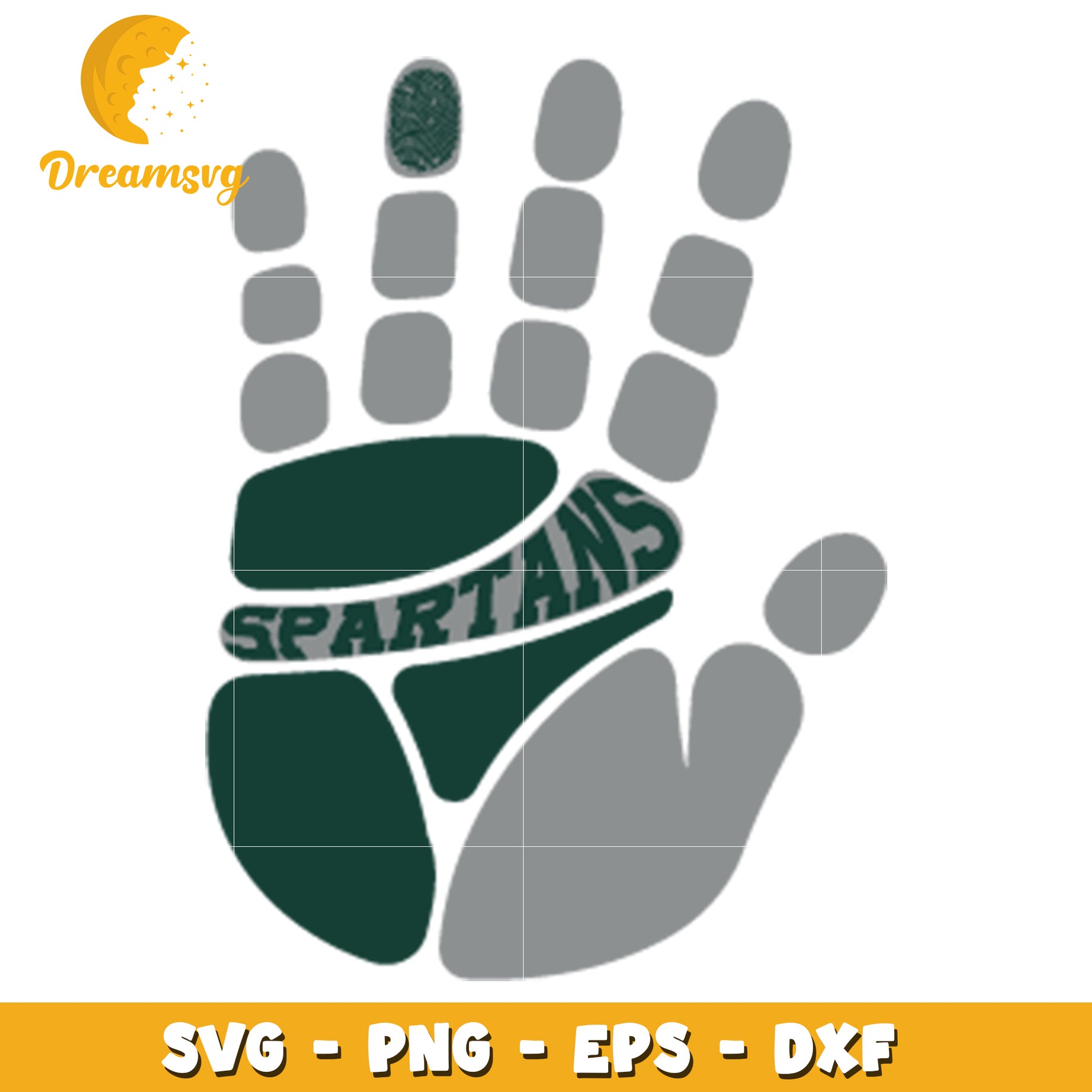 Spartan Hand SVG PNG EPS DXF Cut File