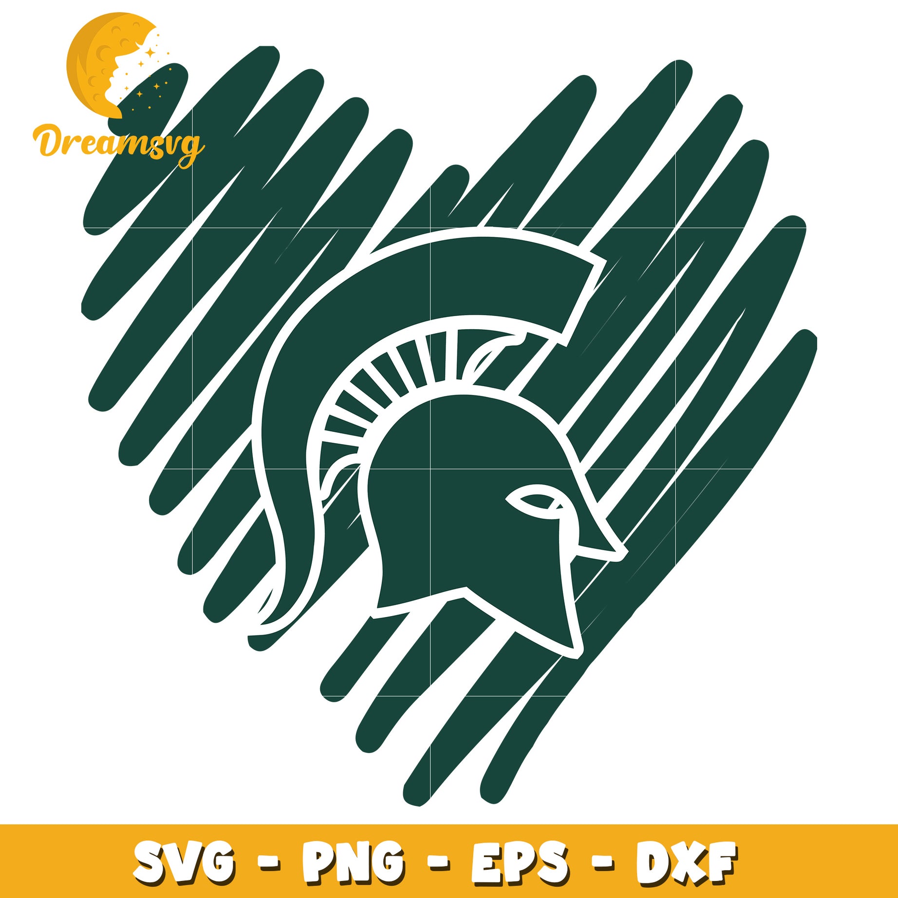 Spartan Helmet Heart SVG PNG EPS DXF