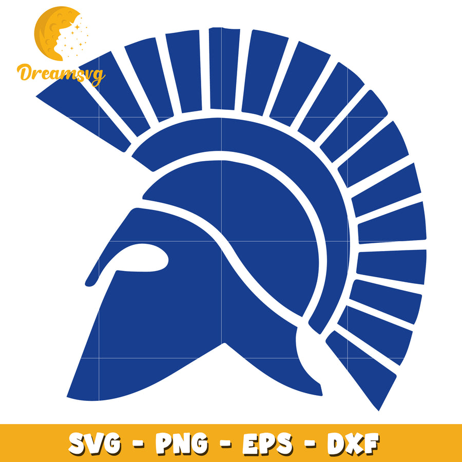 Spartan Helmet SVG Design for Creative Craft Projects Online