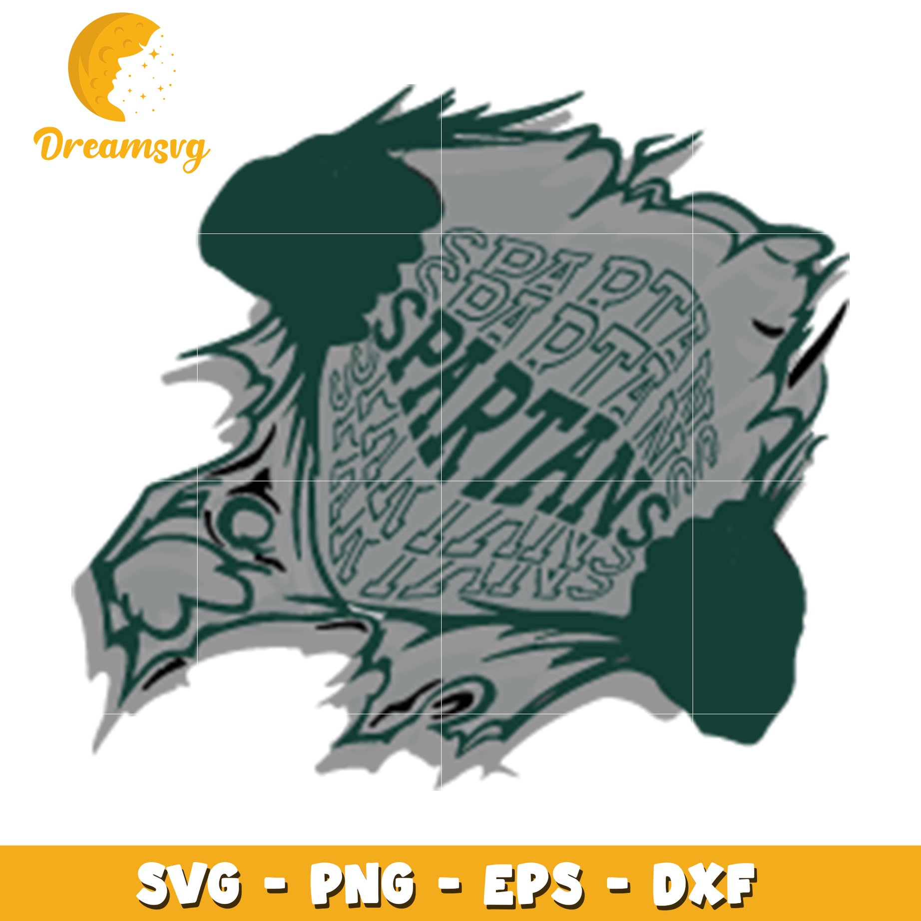 Spartan Ripped T-Shirt SVG PNG EPS DXF