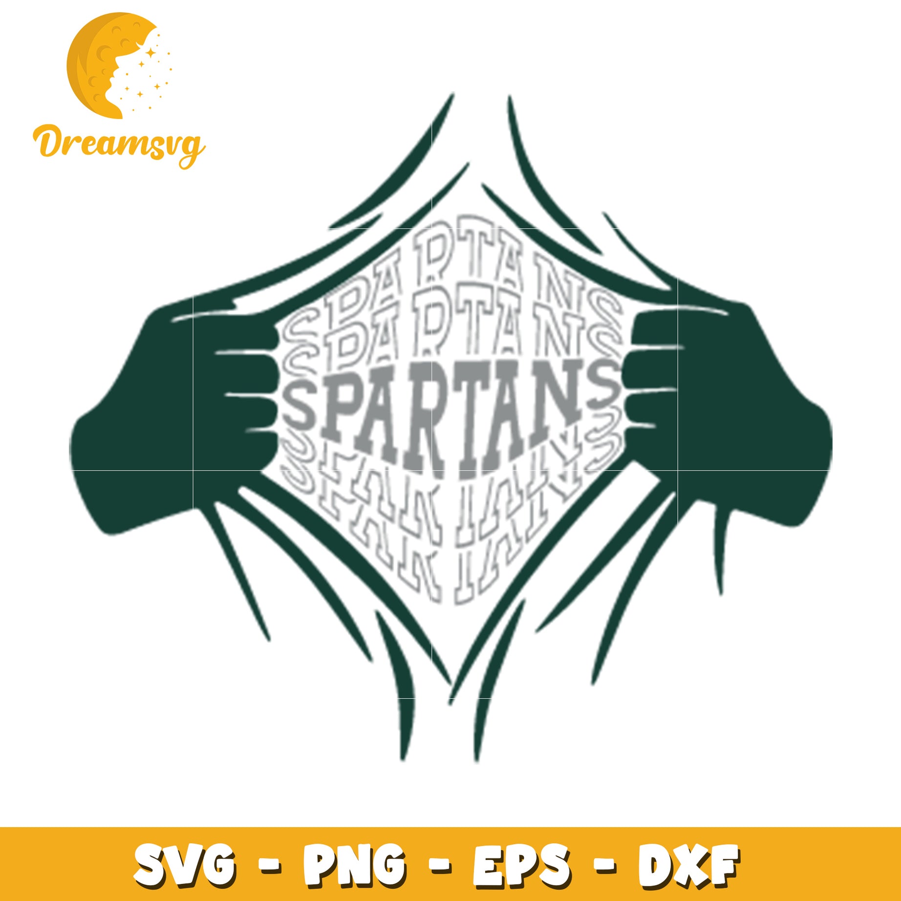 Spartan SVG Cut File PNG, EPS, DXF