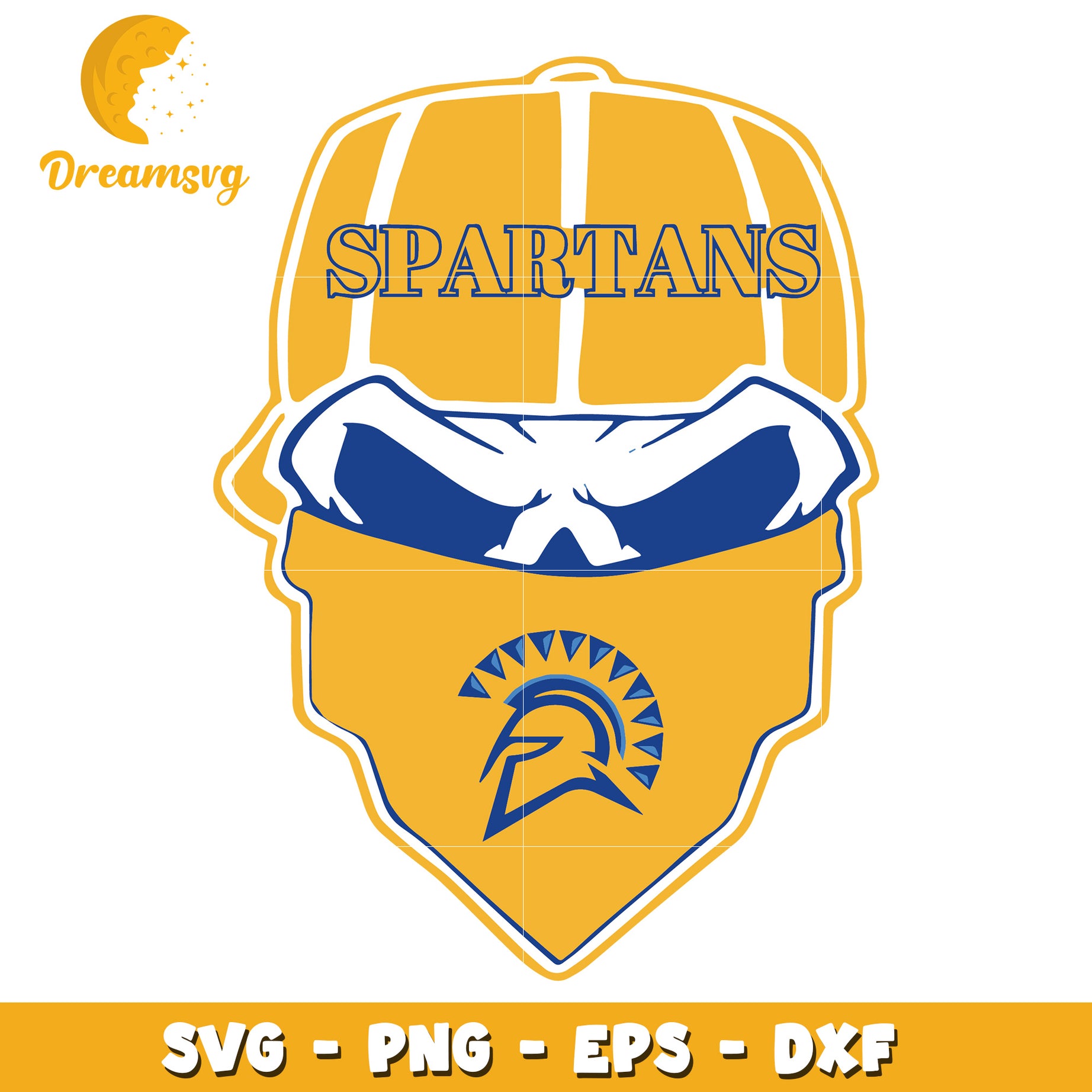 Spartan Skull SVG Cut File