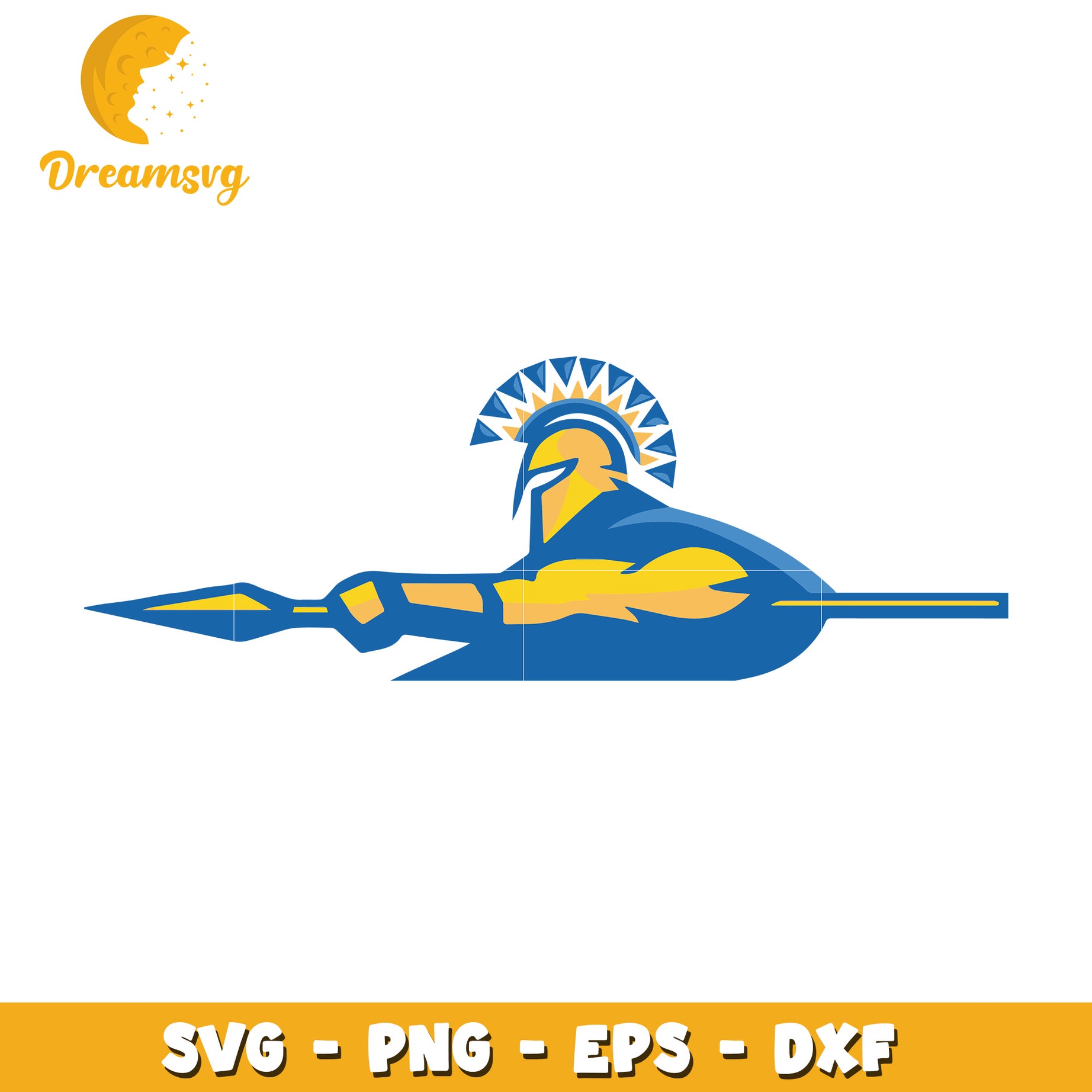 Spartan Warrior SVG PNG EPS DXF Cut File