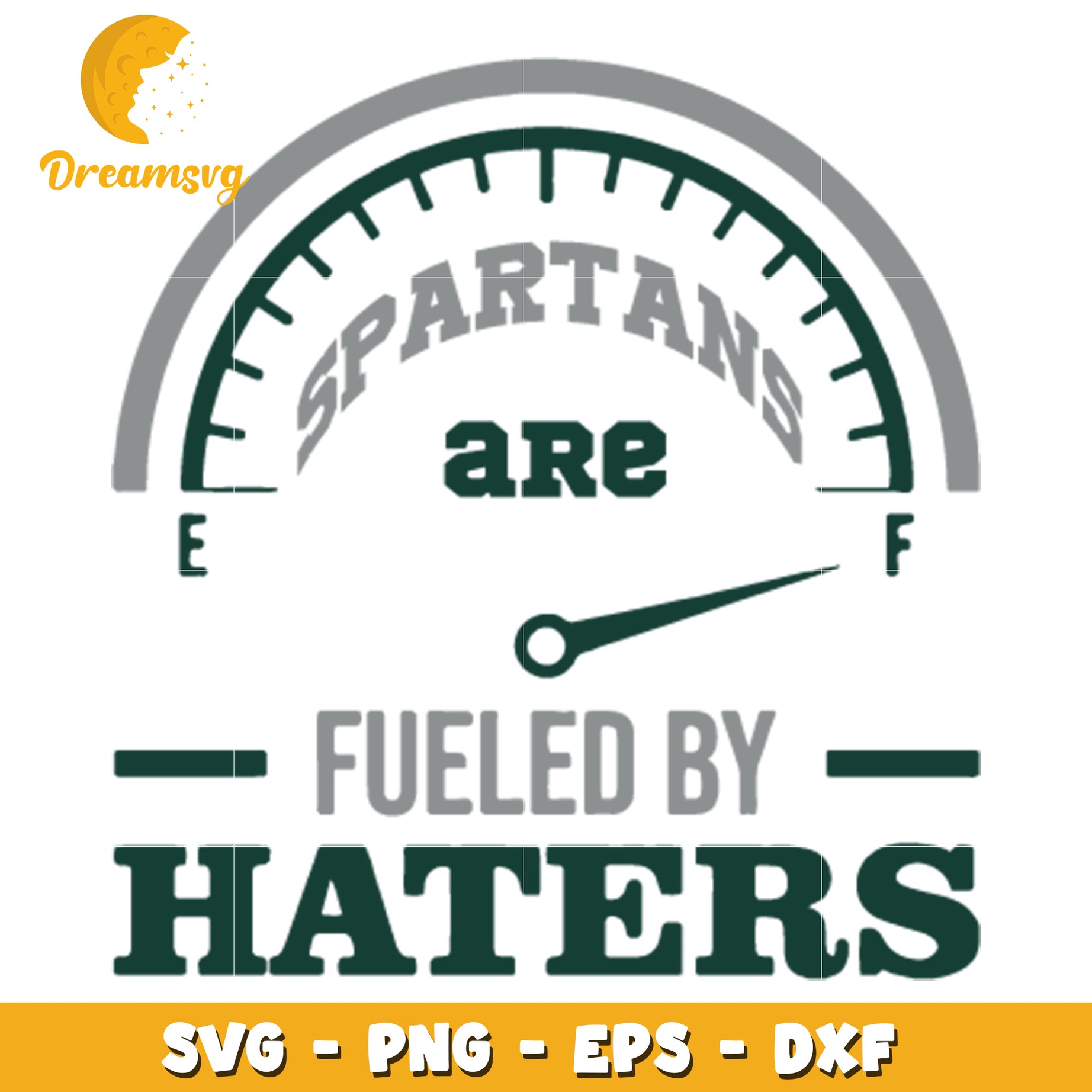 Spartans Fueled By Haters SVG PNG EPS DXF