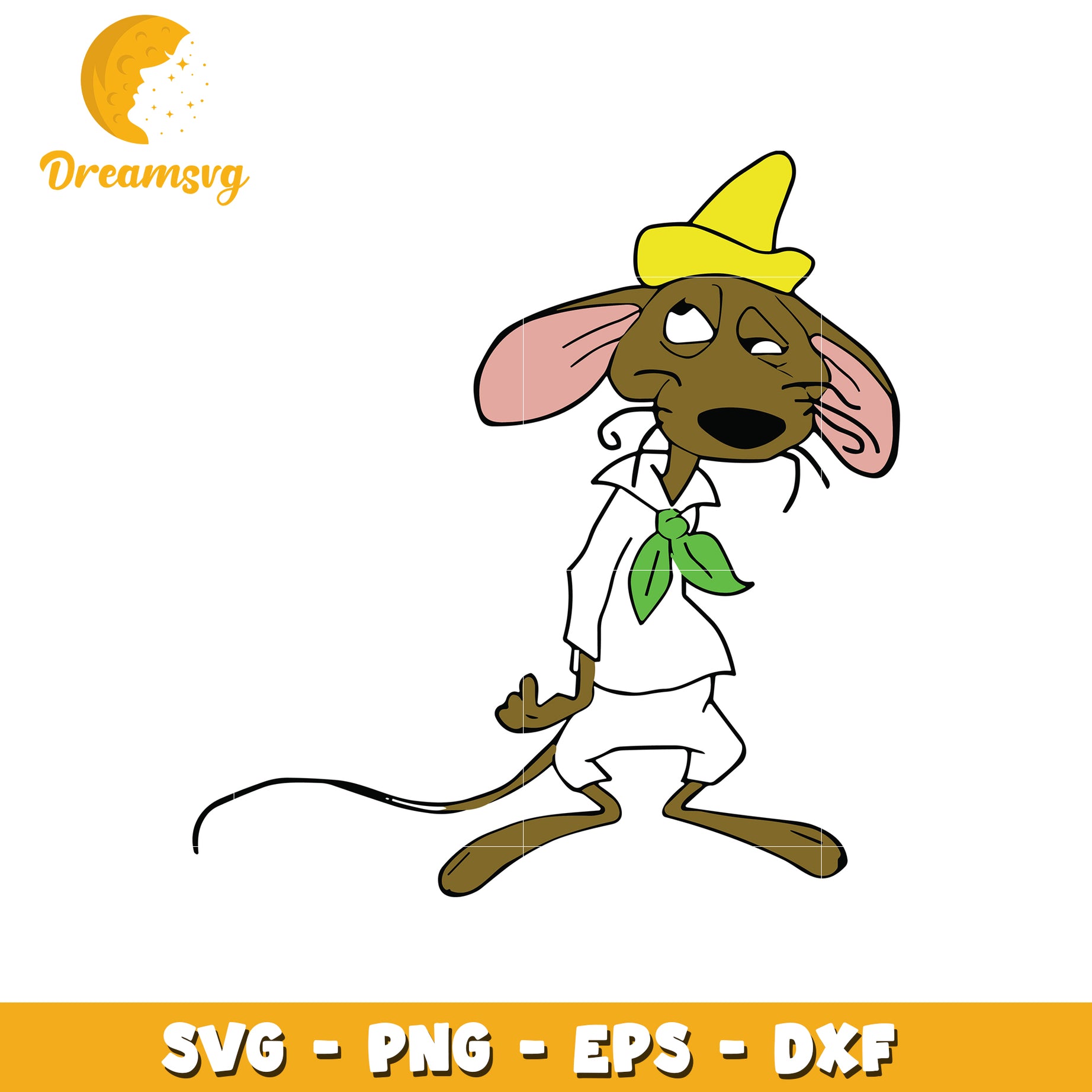 Speedy Gonzales SVG PNG EPS DXF Cut File