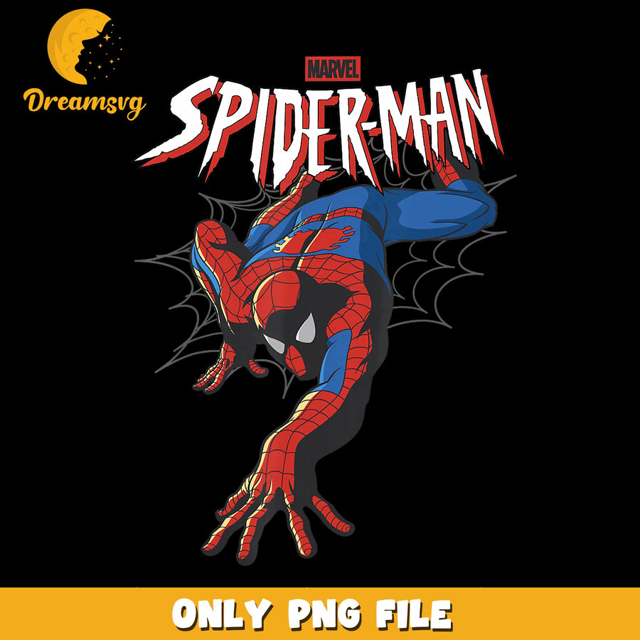 Spider-Man Marvel Superhero Crawling Web PNG, Comics, Spidey PNG