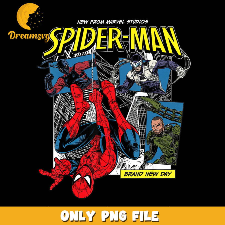 Spider-Man PNG, Marvel Superhero Design, Action Art PNG