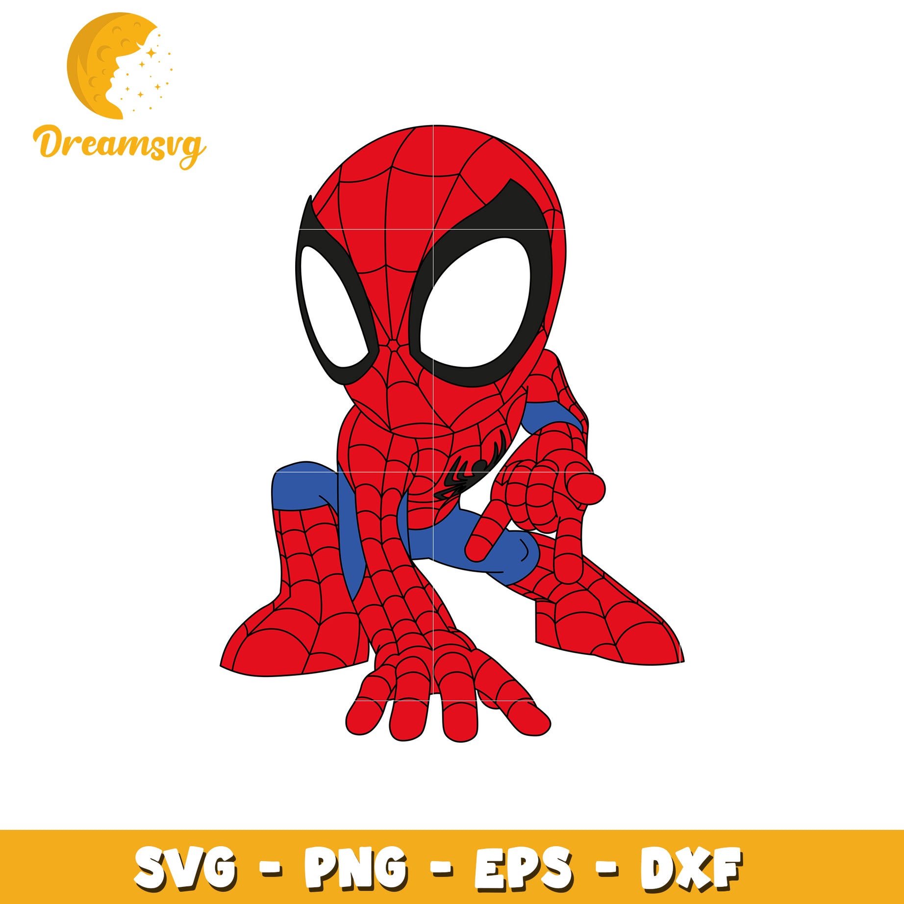 Spider Man SVG Vector Art for Crafting and Design Projects