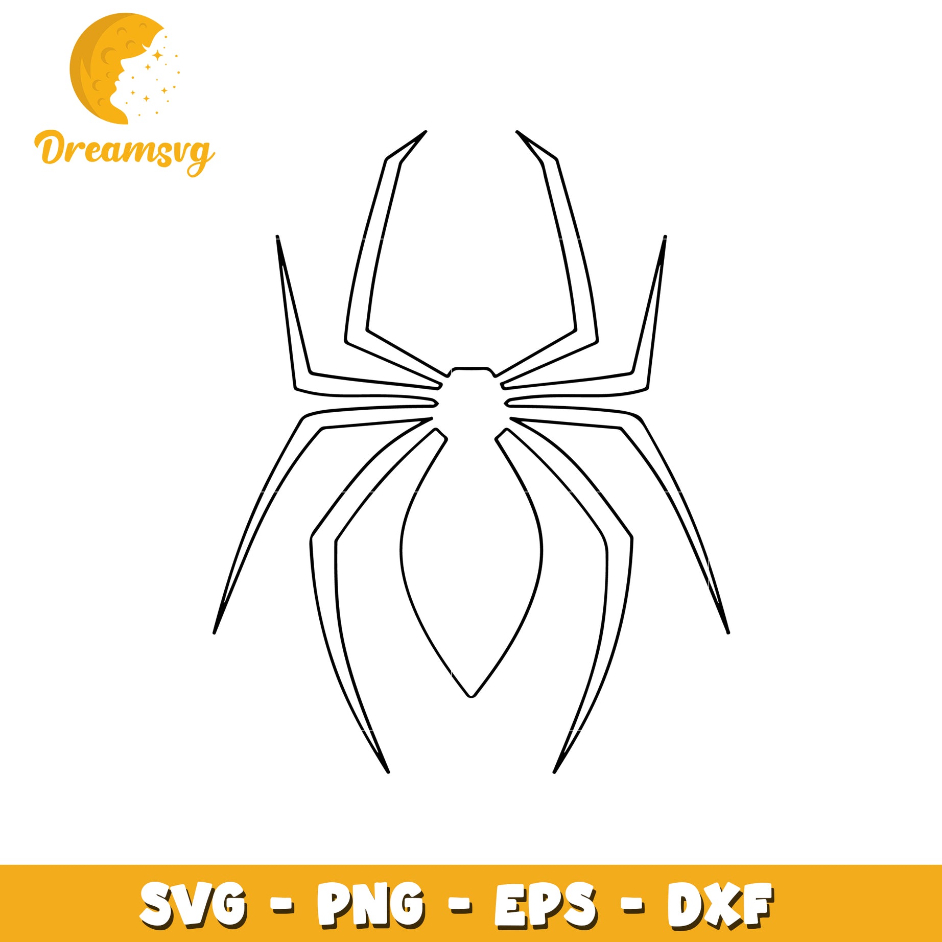 Spider SVG Cut File Design