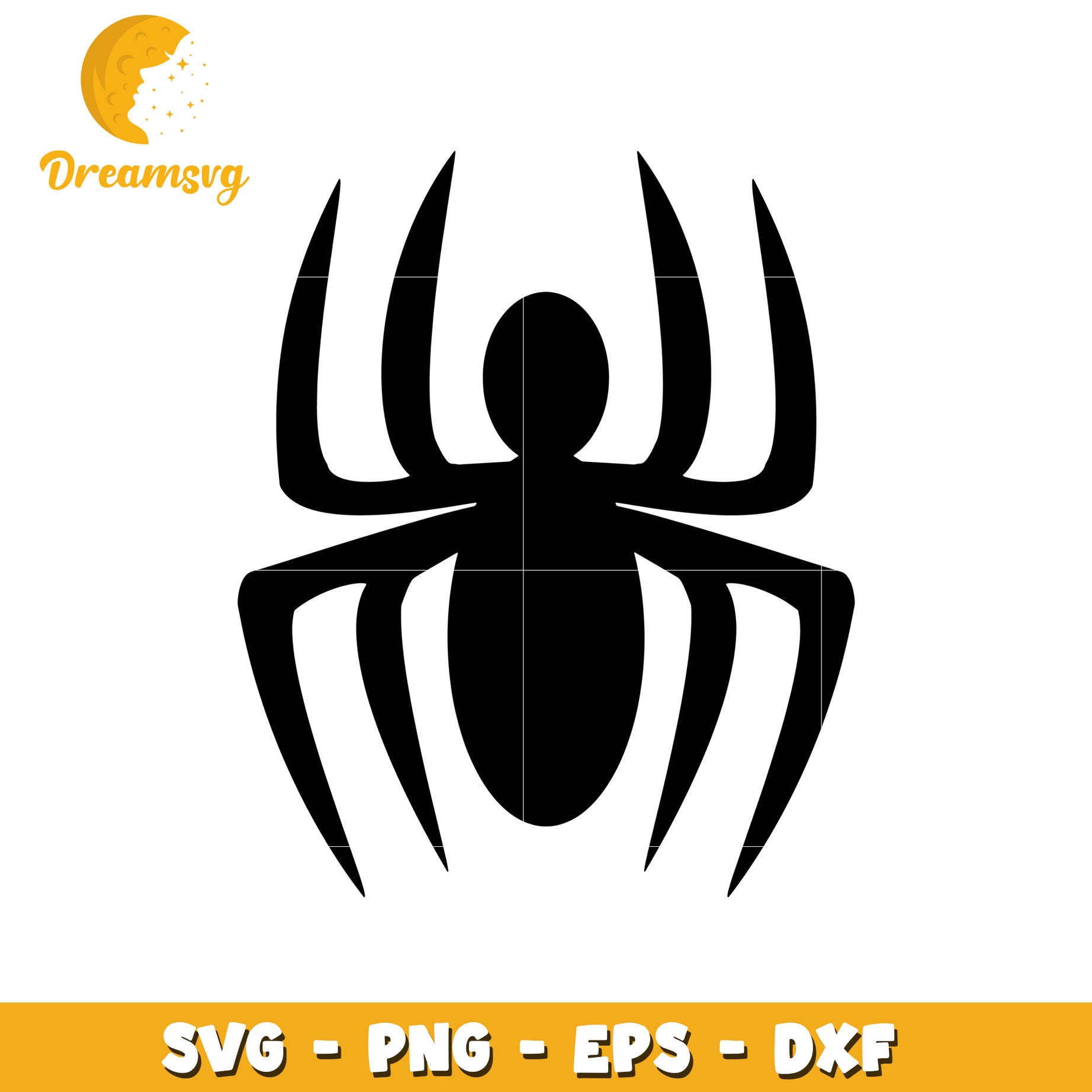 Spider SVG Cut File Halloween PNG EPS DXF