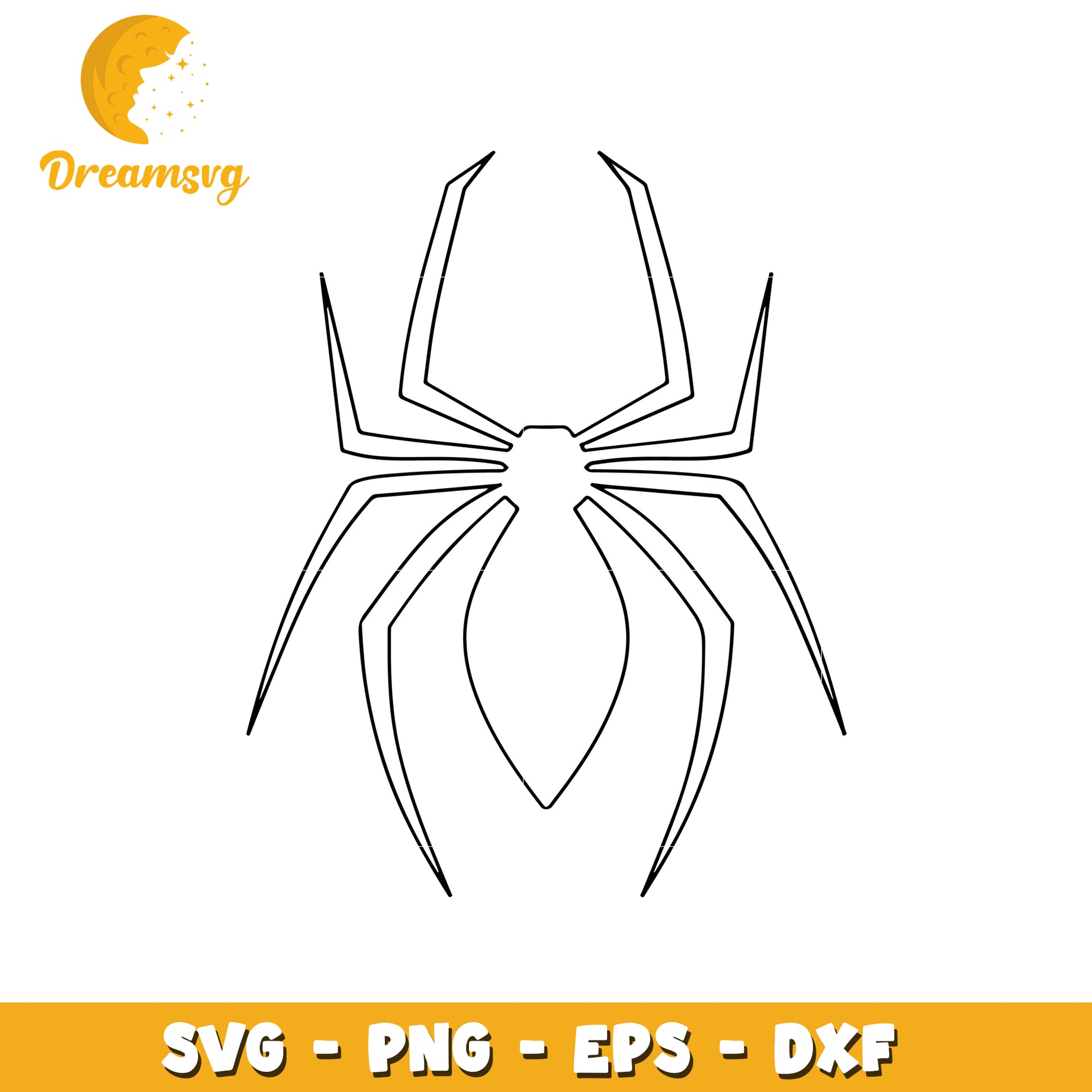 Spider SVG Design for Crafts and DIY Projects Download