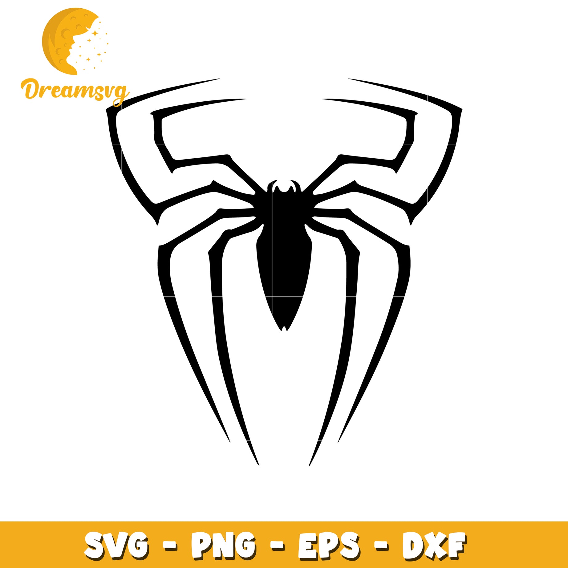 Spider SVG PNG EPS DXF Files