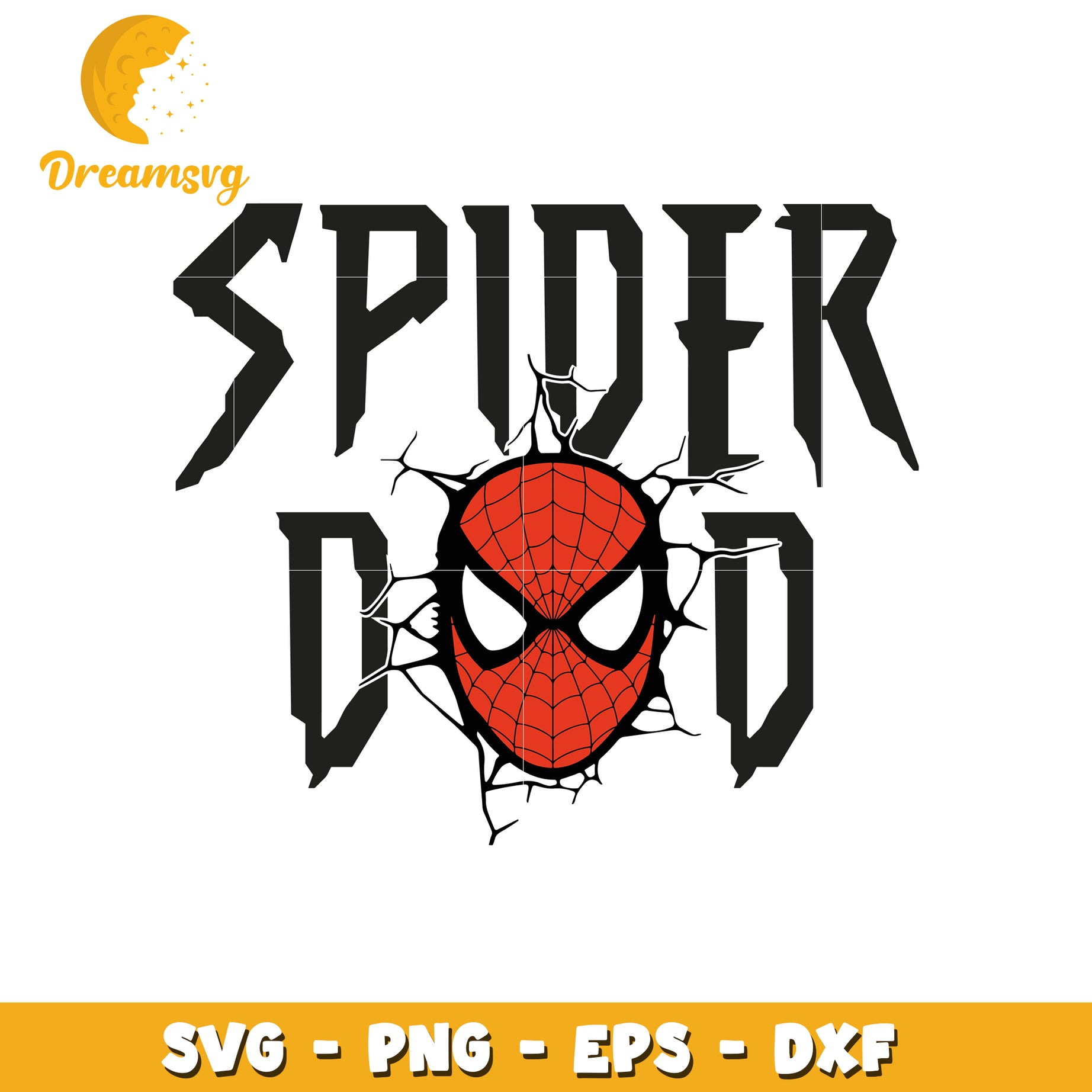 Spider dad spider man face svg, spiderman svg, avengers svg