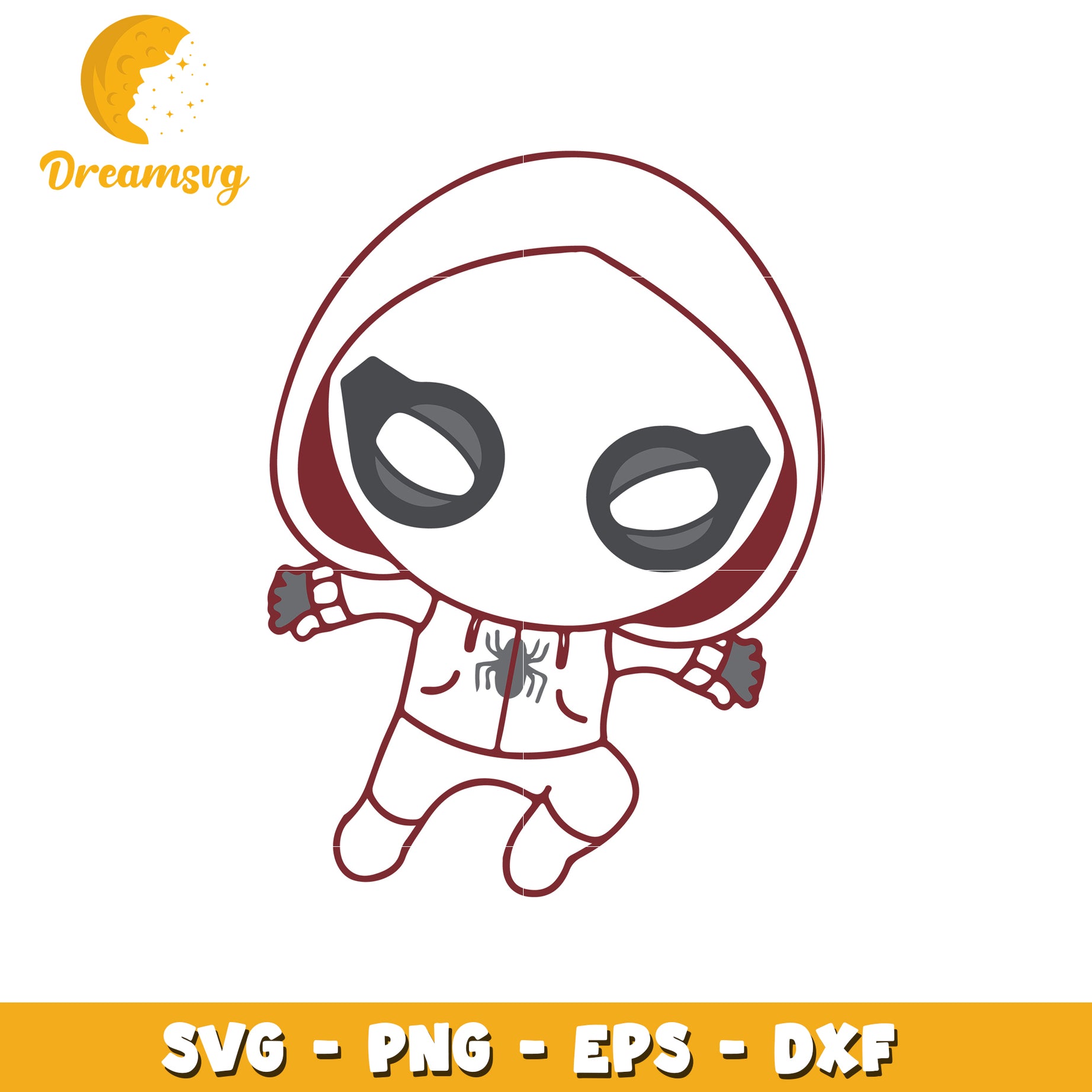 Spiderman Hoodie SVG Cut File