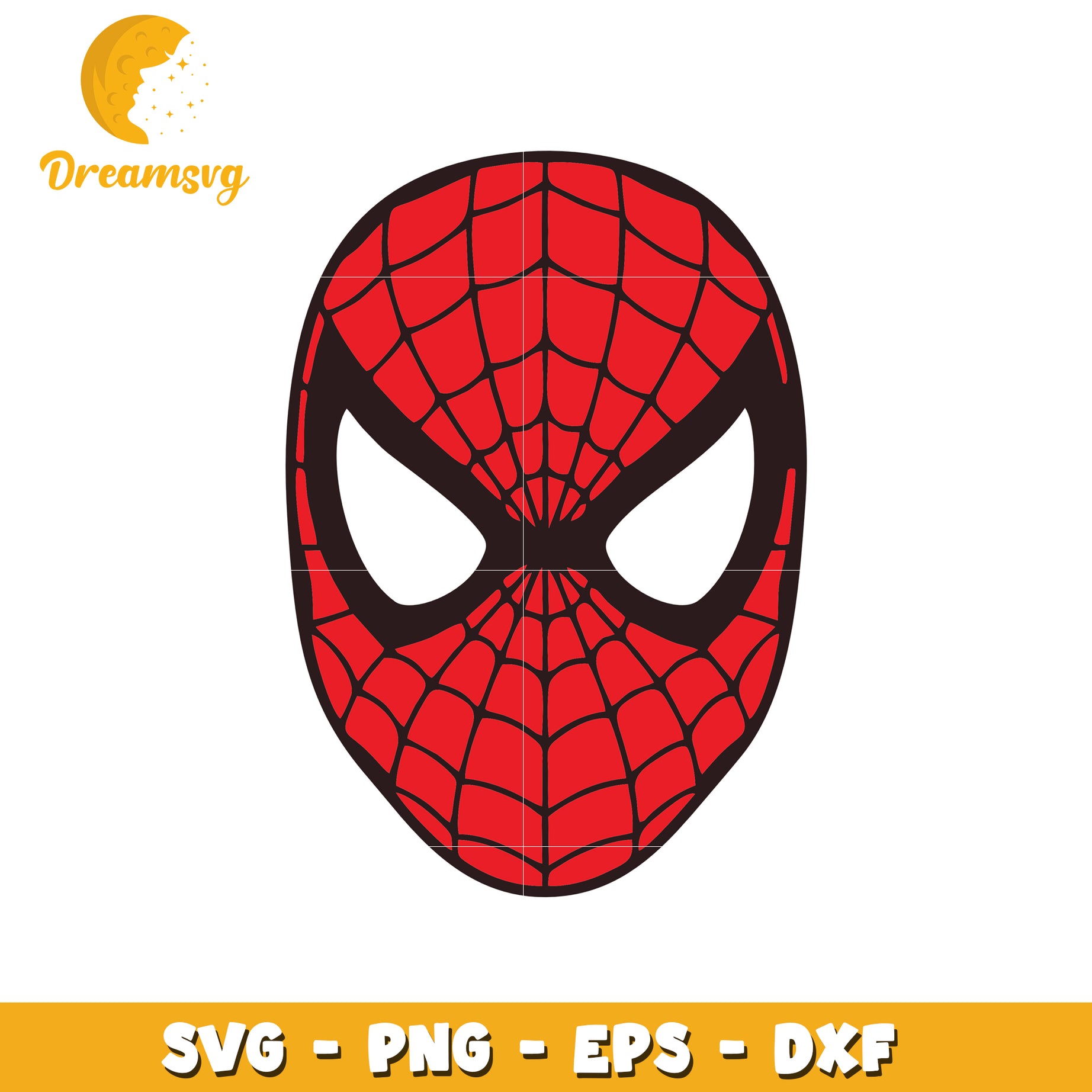 Spiderman Mask PNG, SVG, EPS, DXF Files