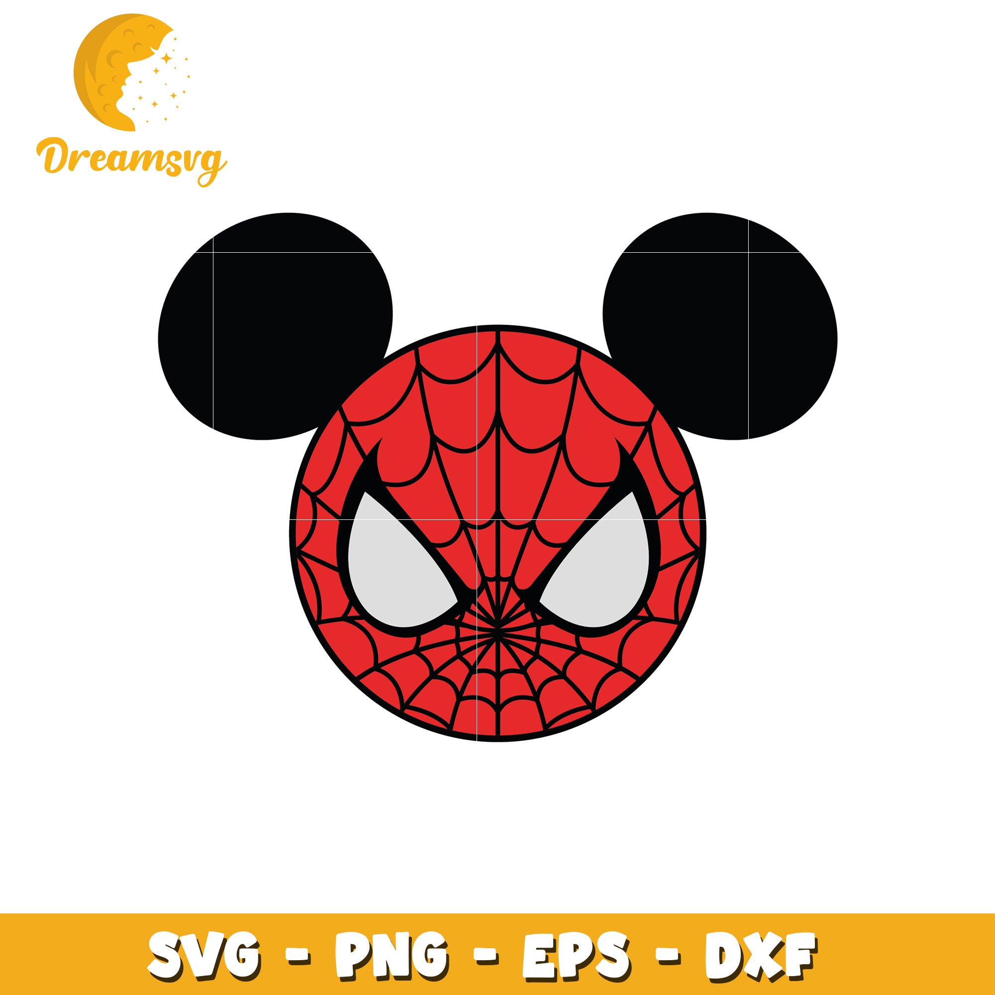 Spiderman Mickey Mouse SVG Cut File