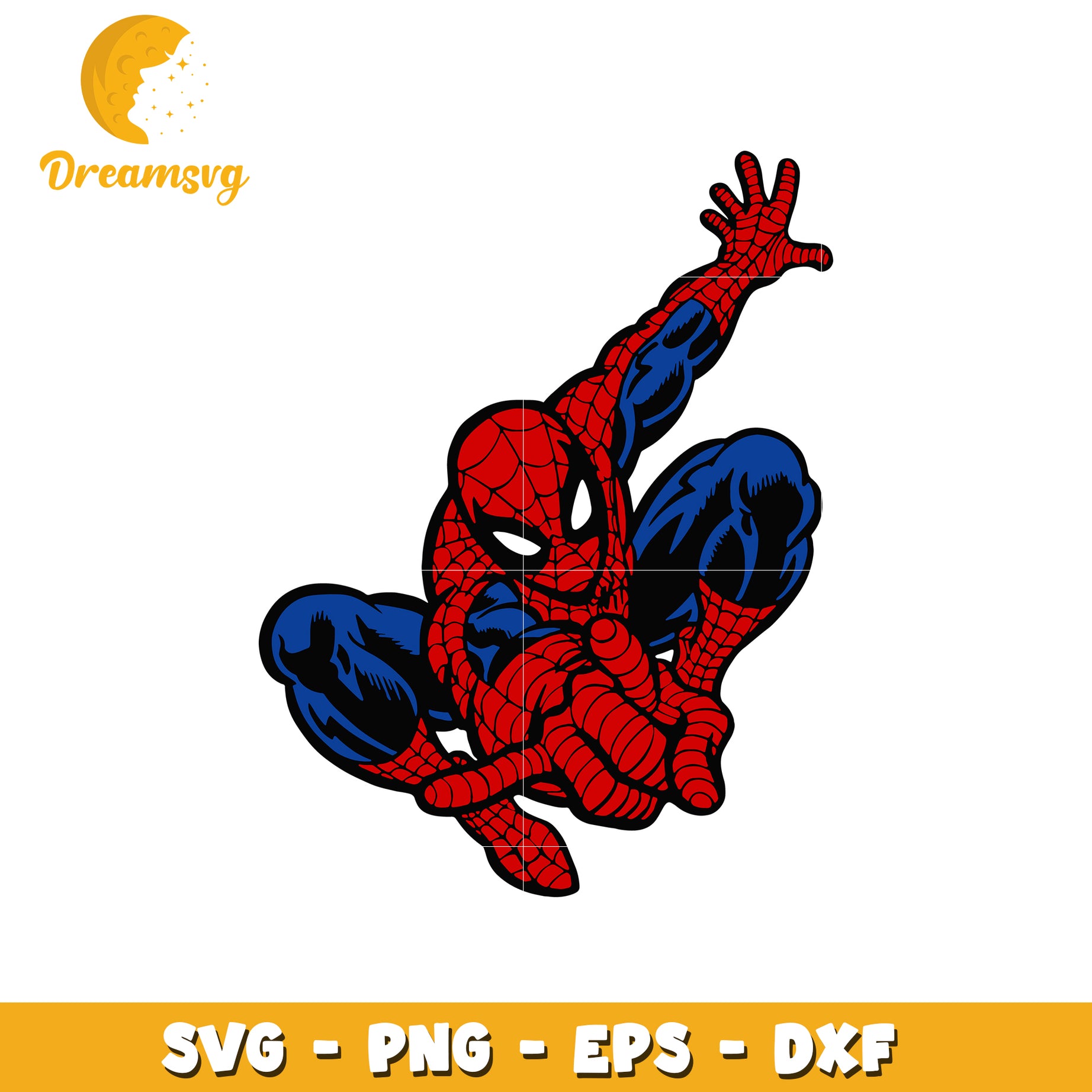 Spiderman SVG Clipart for Kids Crafts and Designs