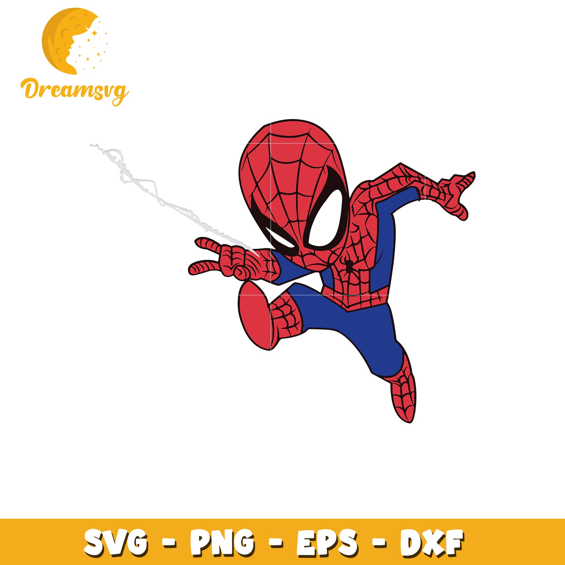 Spiderman SVG Clipart for Kids Crafts and Designs Download