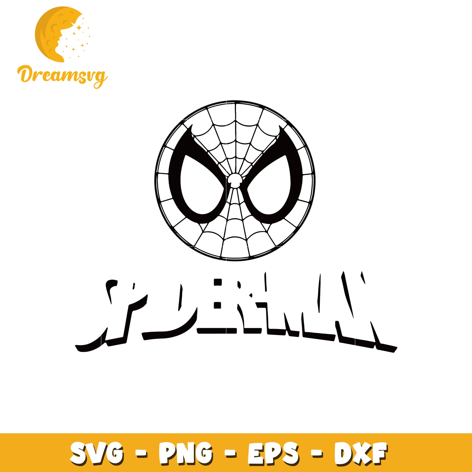 Spiderman SVG Cut File PNG, EPS, DXF