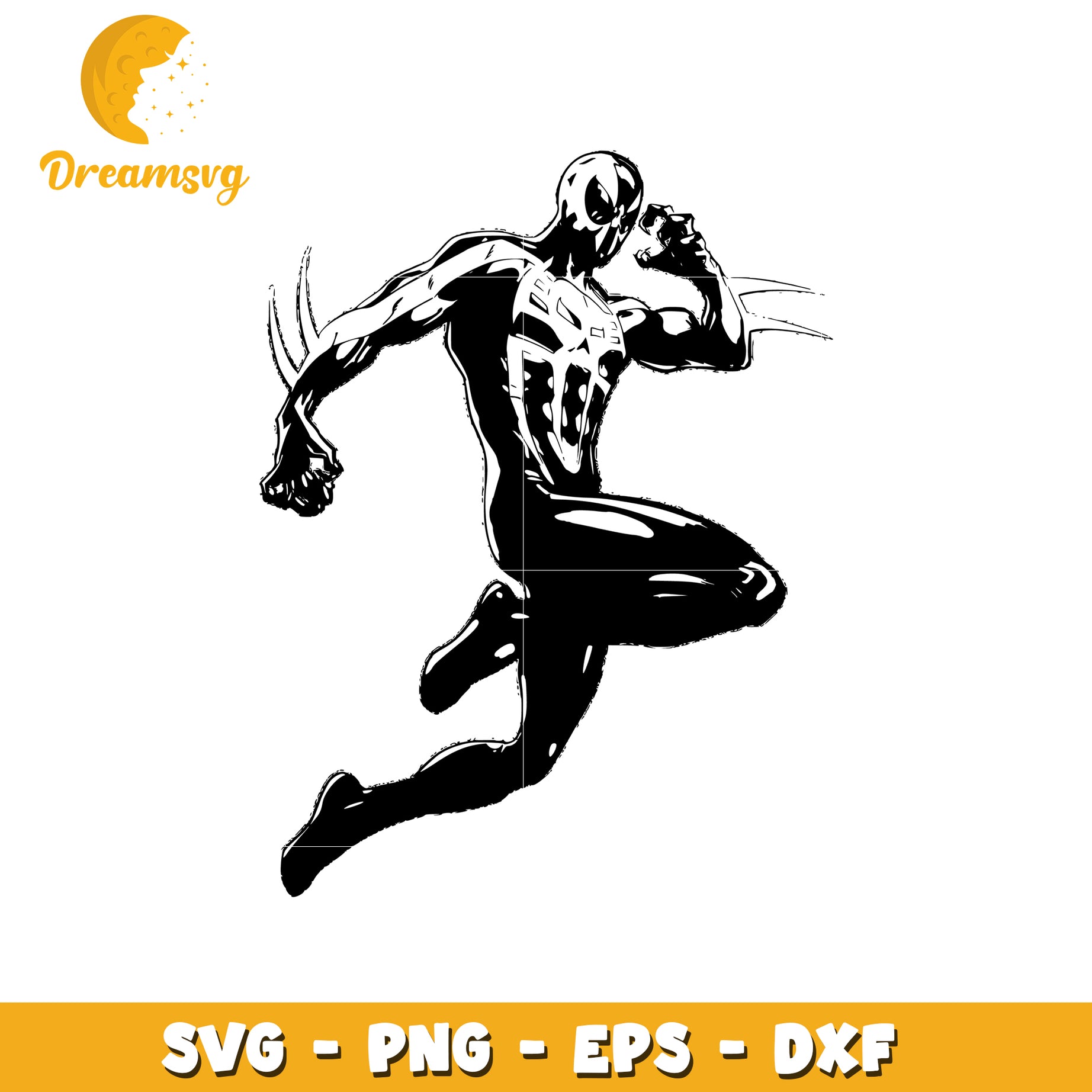 Spiderman SVG PNG EPS DXF Cut File