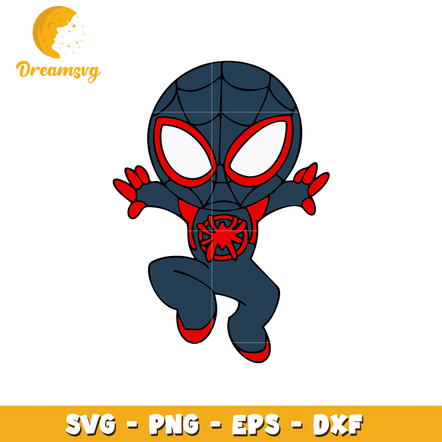 Spiderman SVG PNG EPS DXF Files