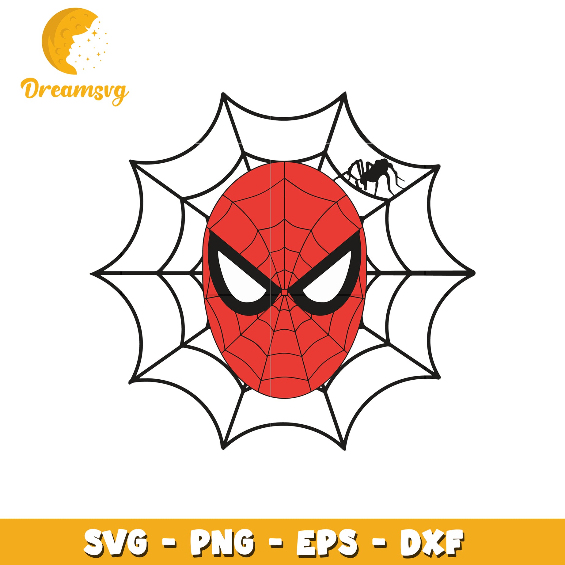 Spiderman SVG Web Design for Crafts and Decoration Use
