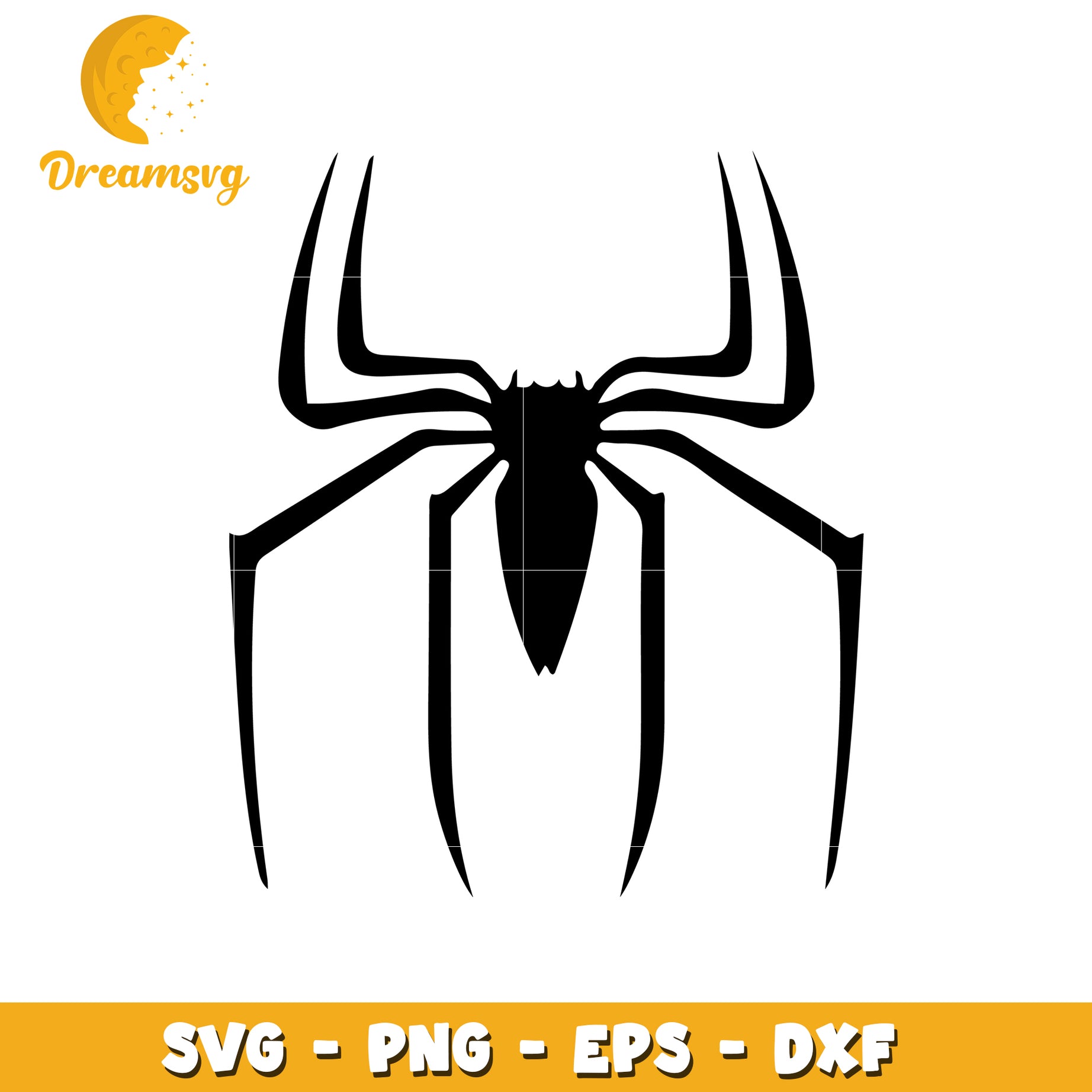 Spiderman Symbol SVG PNG EPS DXF