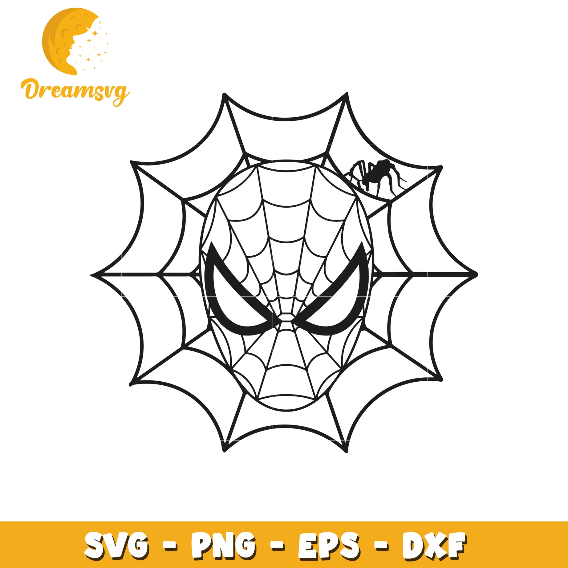 Spiderman Web SVG PNG EPS DXF Cut File