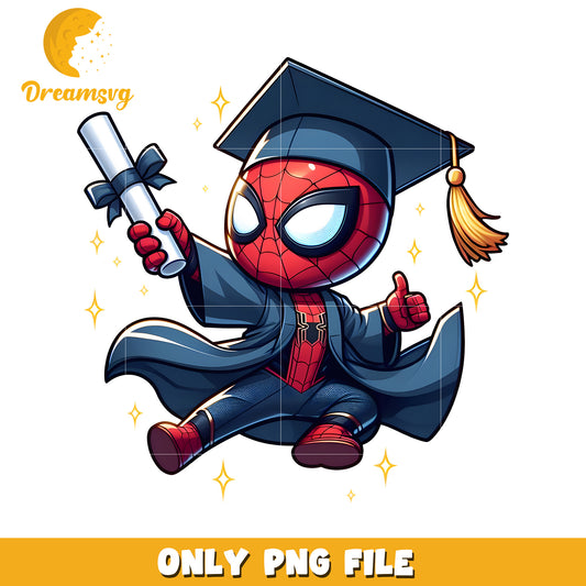 Spider man graduation  design png, marvel graduation graduation​  png, marvel characters png