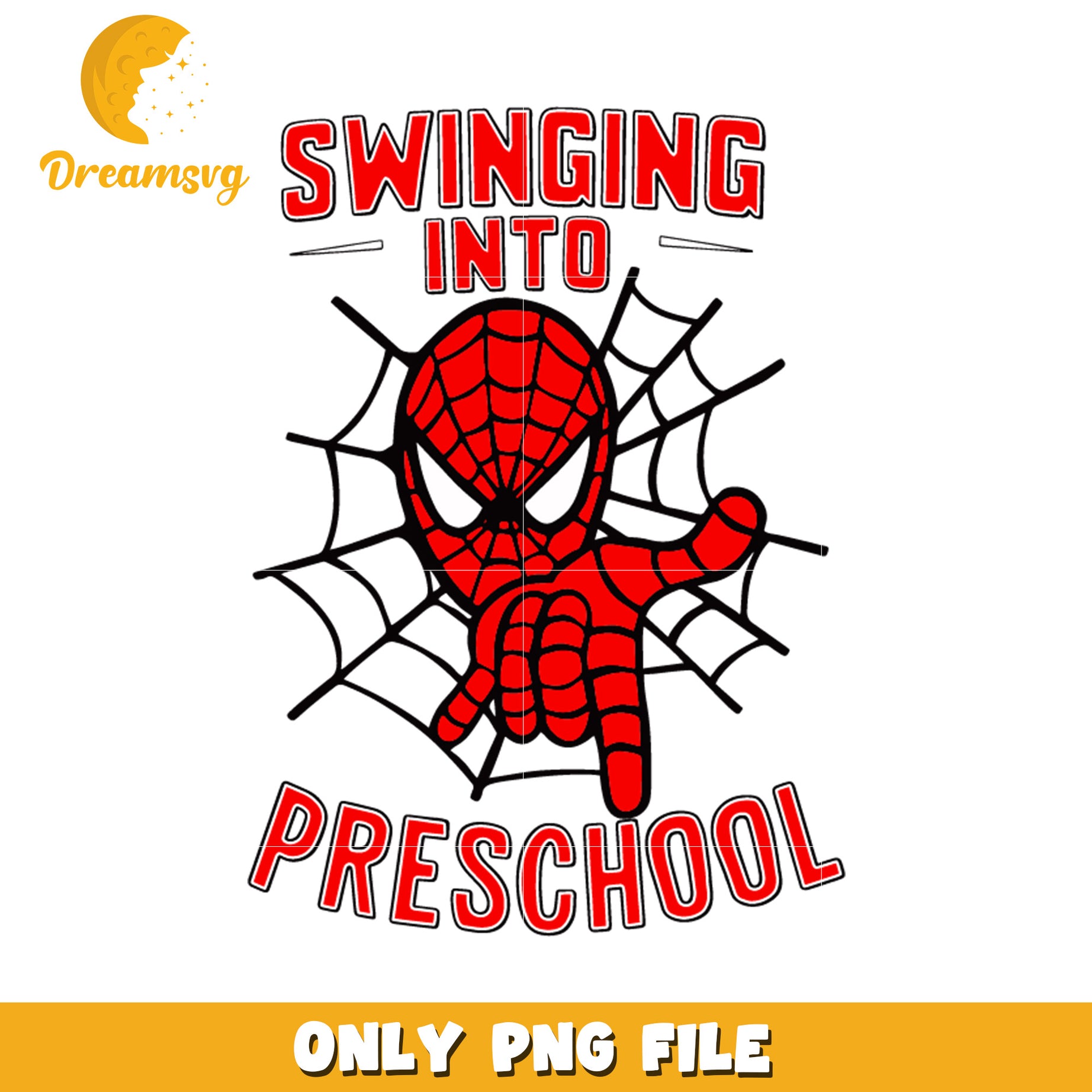 Spiderman swinging into preschool png, avenger characters png, spiderman png