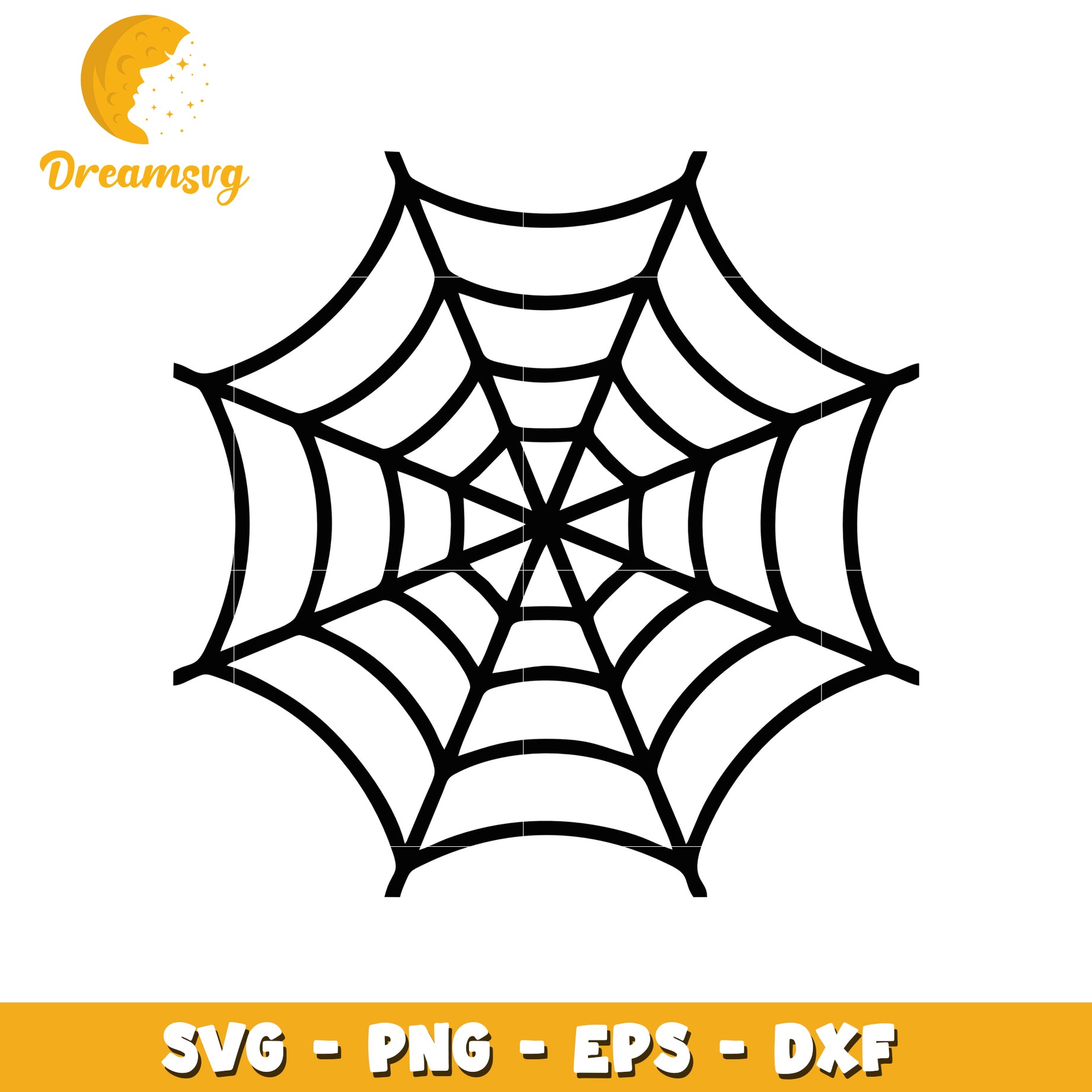 Spiderweb SVG PNG EPS DXF Files