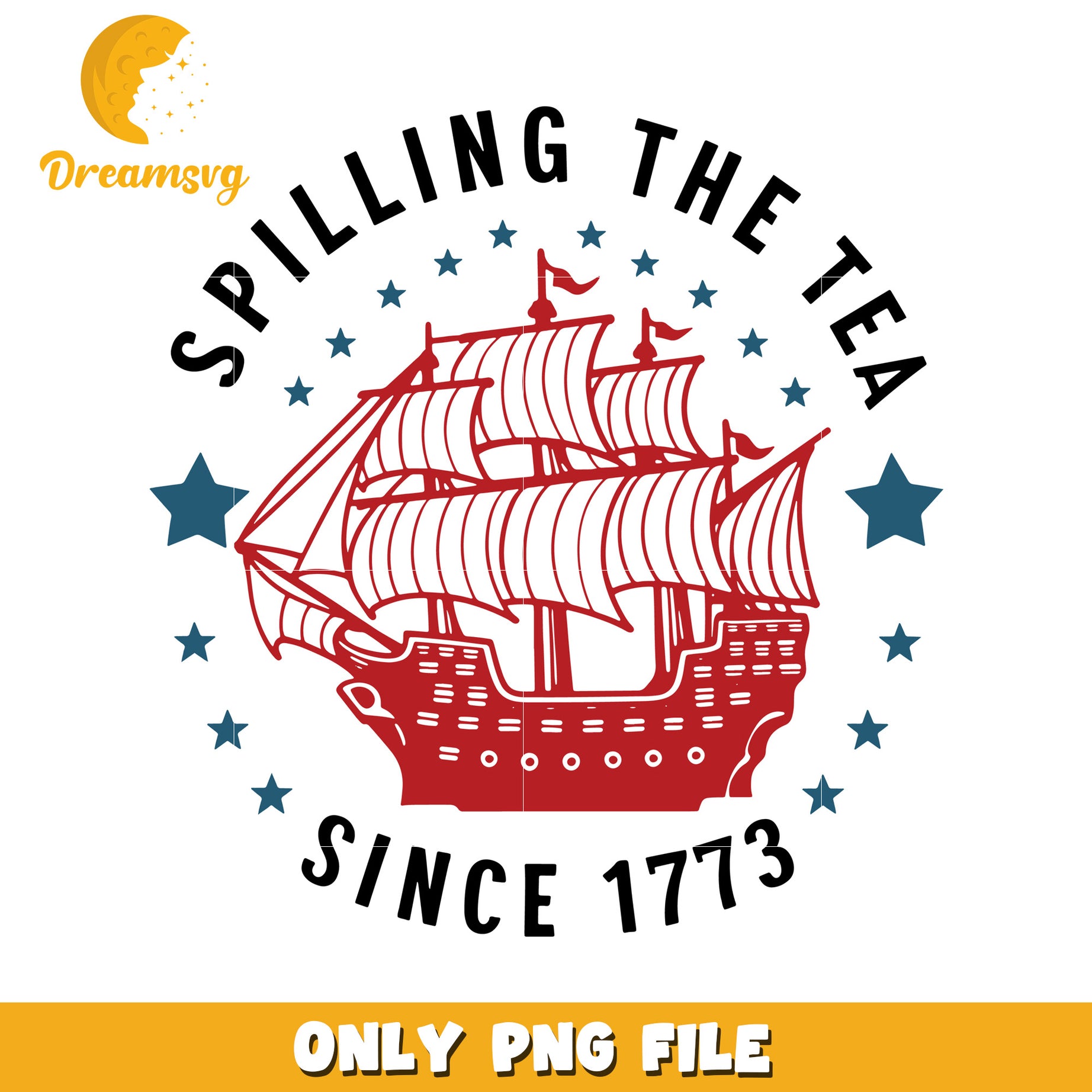 Spilling the tea since 1773 png, historical meme png, funny history png