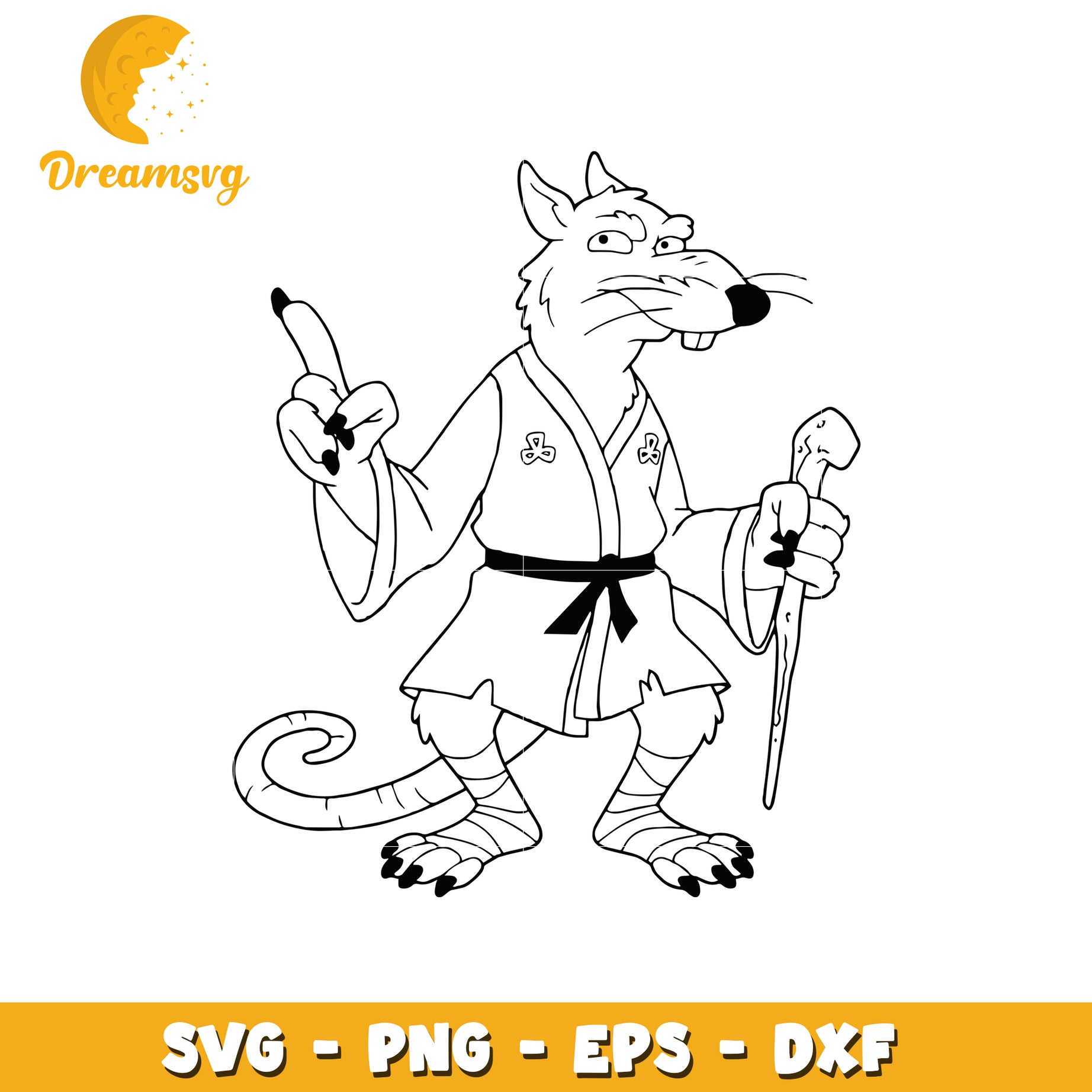 Splinter SVG Cut File PNG, EPS, DXF