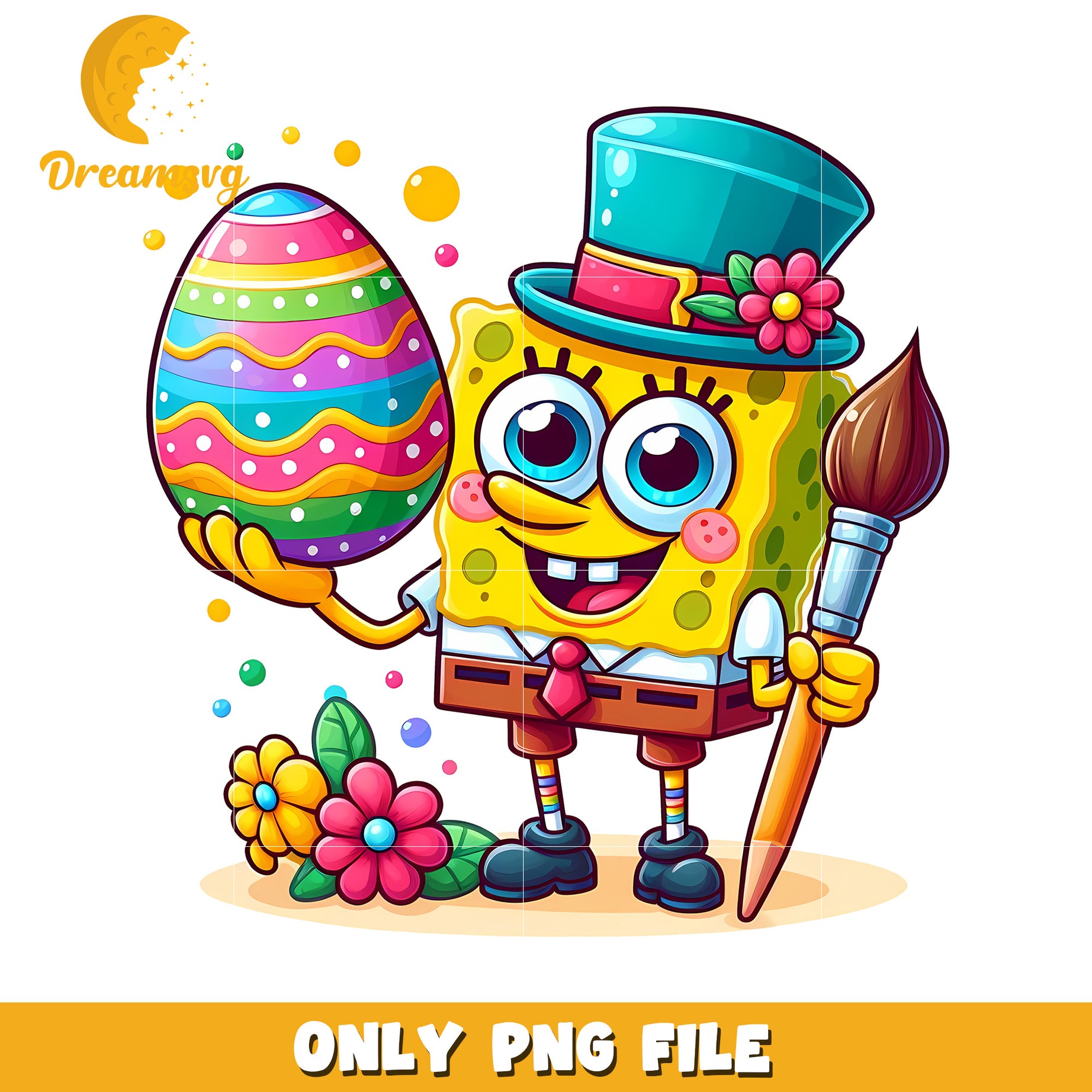 SpongeBob costume eggs png, SpongeBob SquarePants png, easter day png