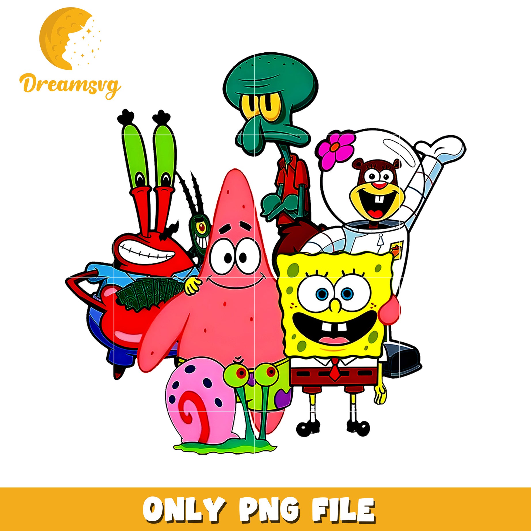 Spongebob characters png, spongebob squarepants​ png, spongebob movie​ png