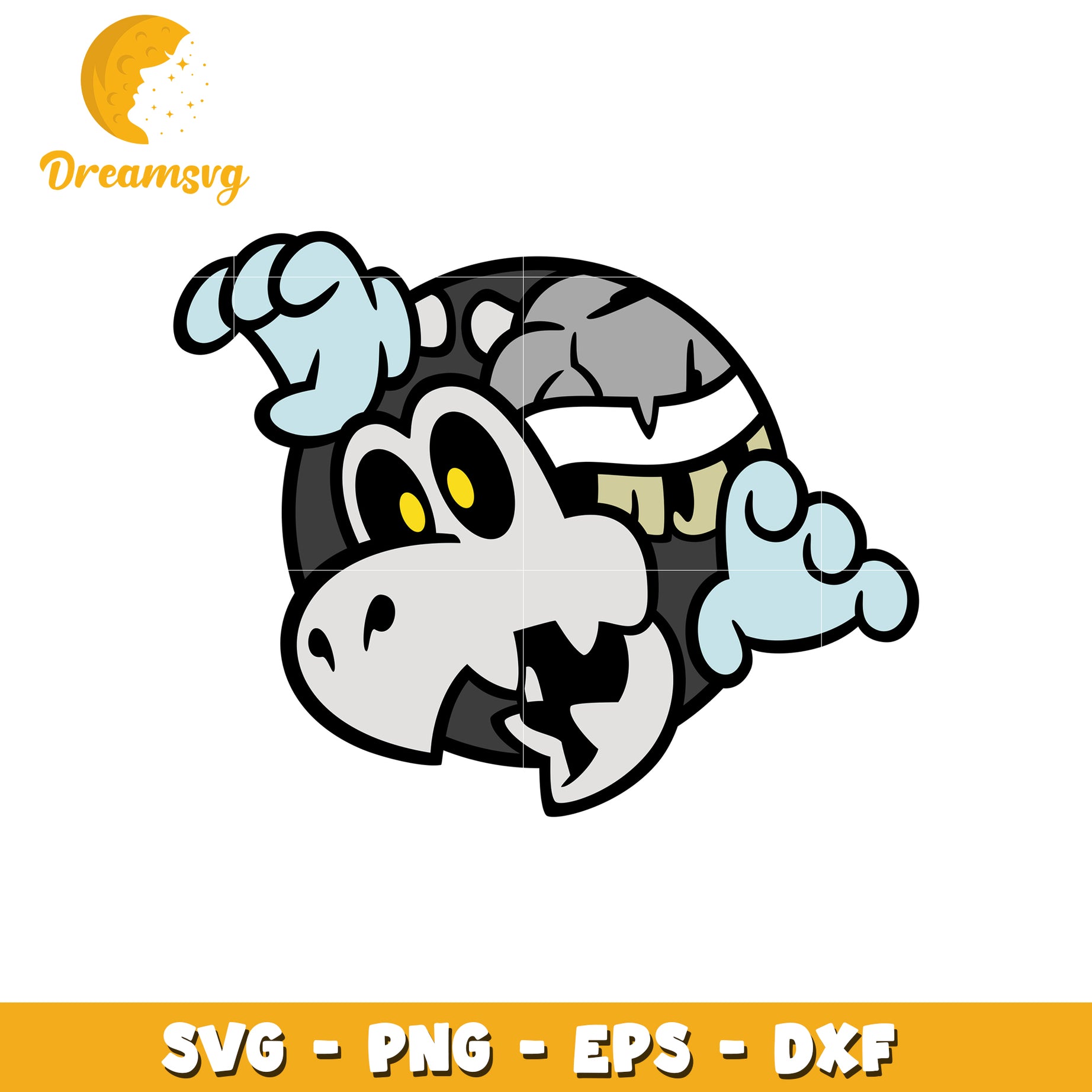 Spooky Boo SVG Cut File Halloween Design