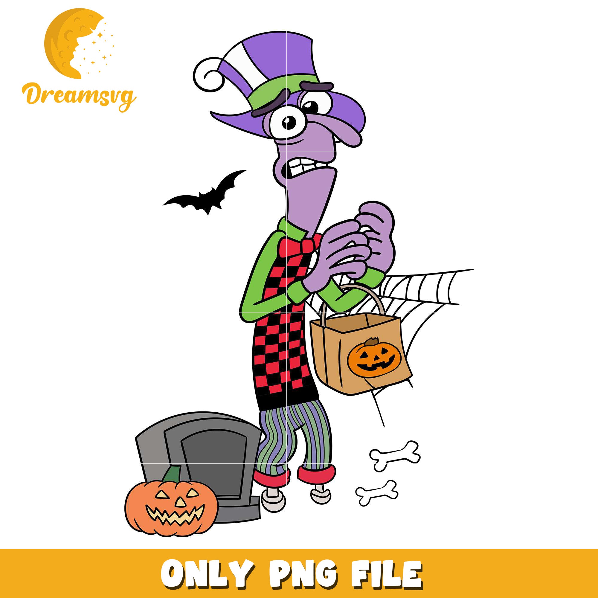 Spooky Fear Inside Out Halloween png, halloween pumpkin png, halloween cookies png