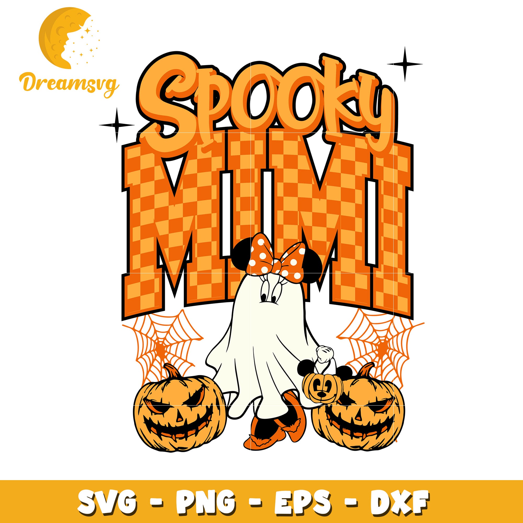 Spooky Mimi halloween ghost svg, Disney movies halloween svg