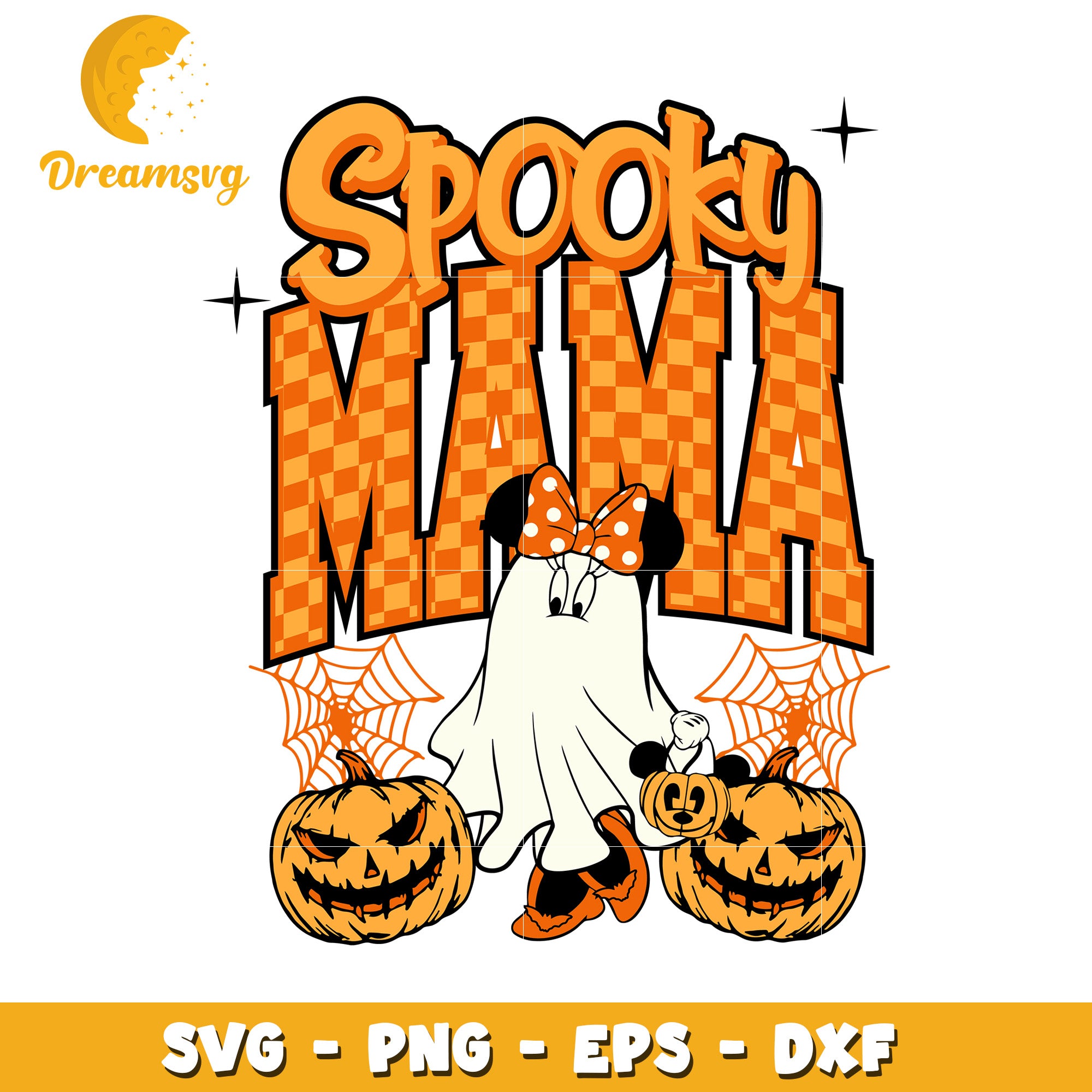 Spooky mama halloween ghost svg, Disney movies halloween svg