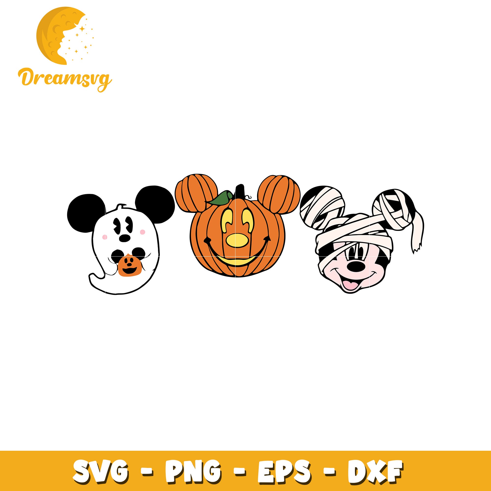 Spooky white season halloween svg, Disney movies halloween svg