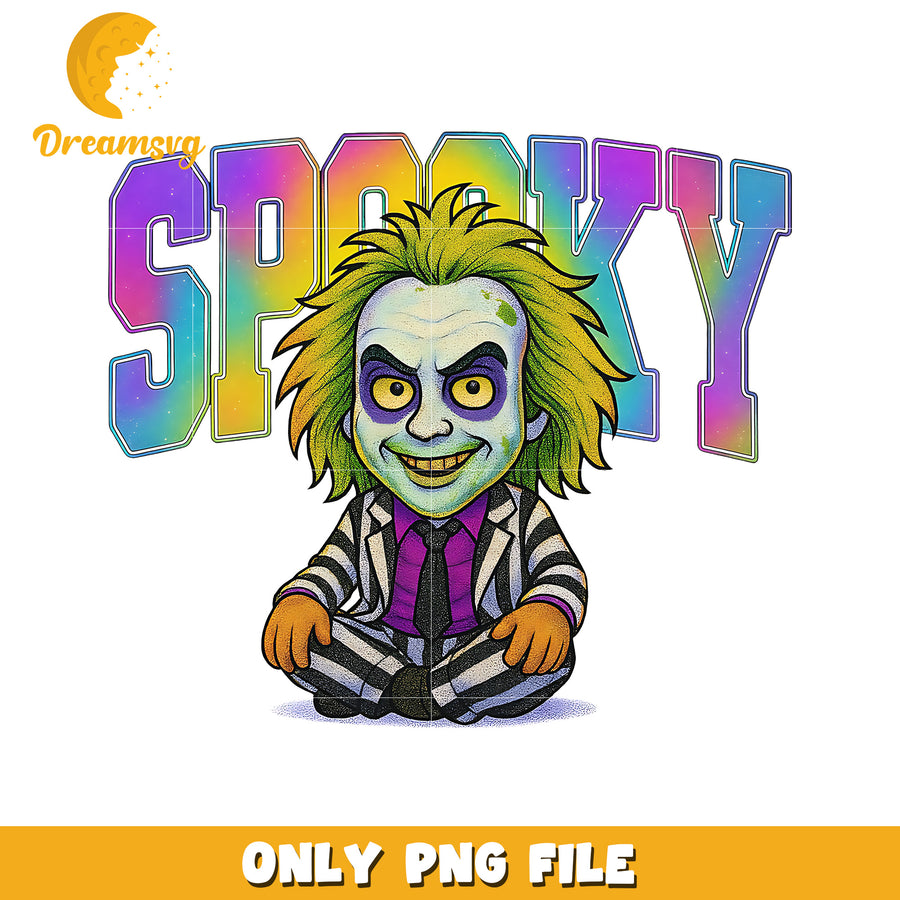 Spooky beetlejuice png, halloween quotes png, halloween holiday png