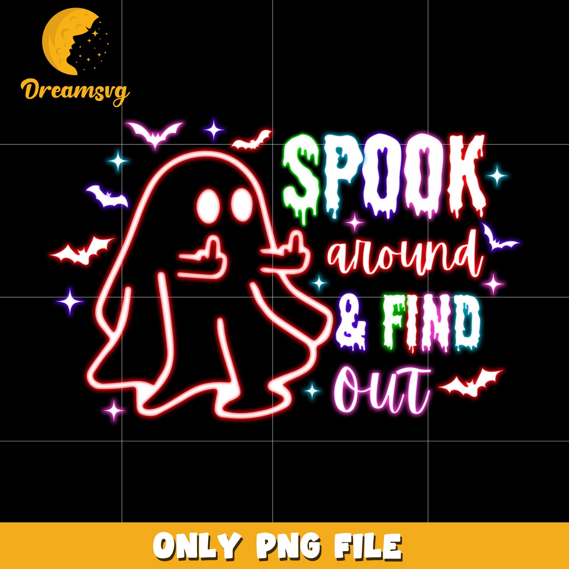 Spooky ground and find out neon png, spooky season​ png, halloween pumpkin png