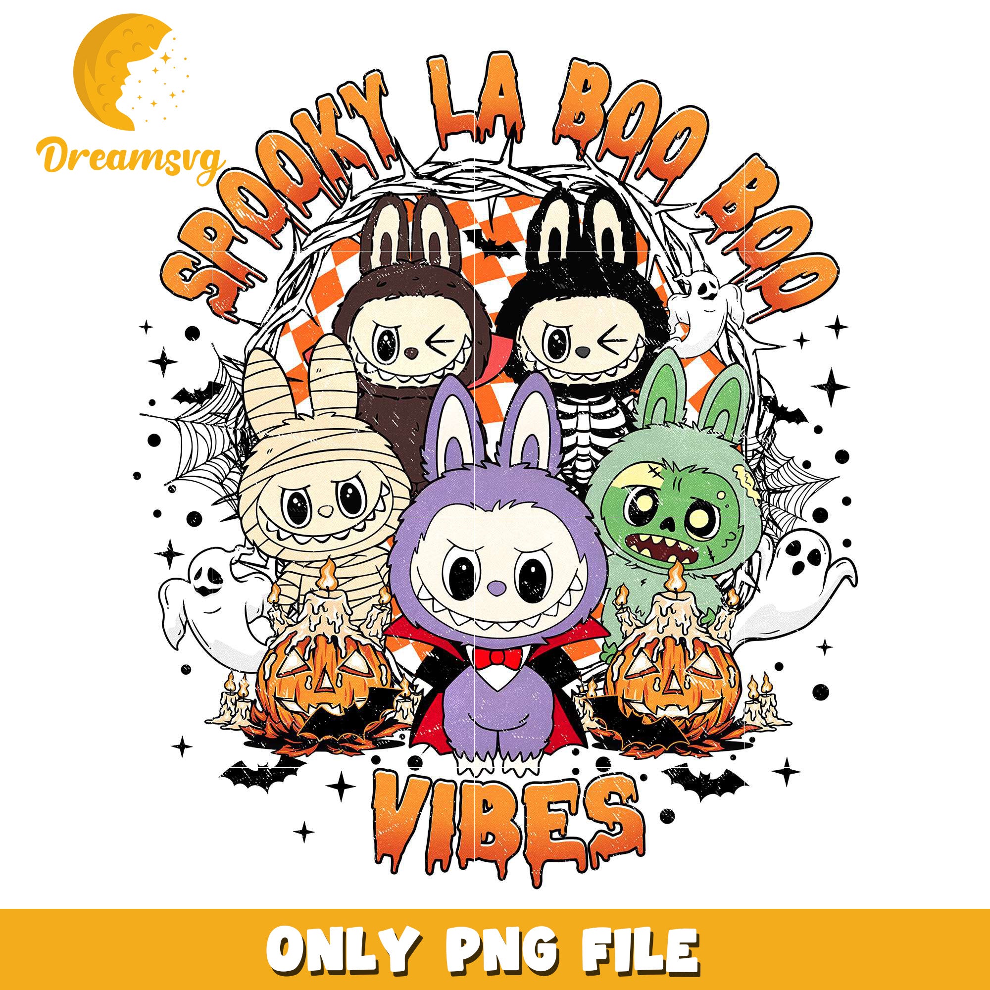 Spooky la boo boo vibes png, halloween horror nights​​ png, halloween​ png