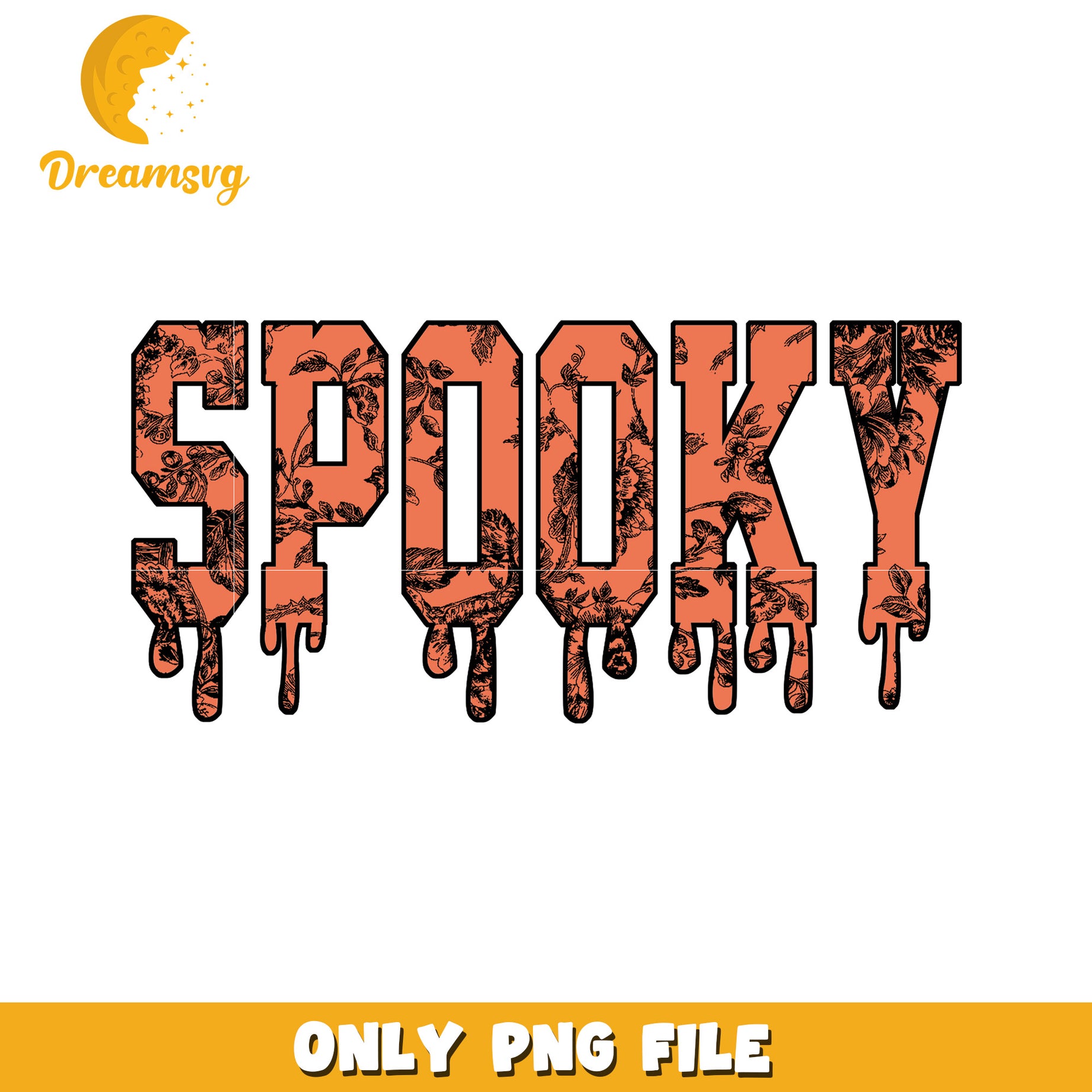 Spooky scary letter png, halloween decor png, halloween season​ png